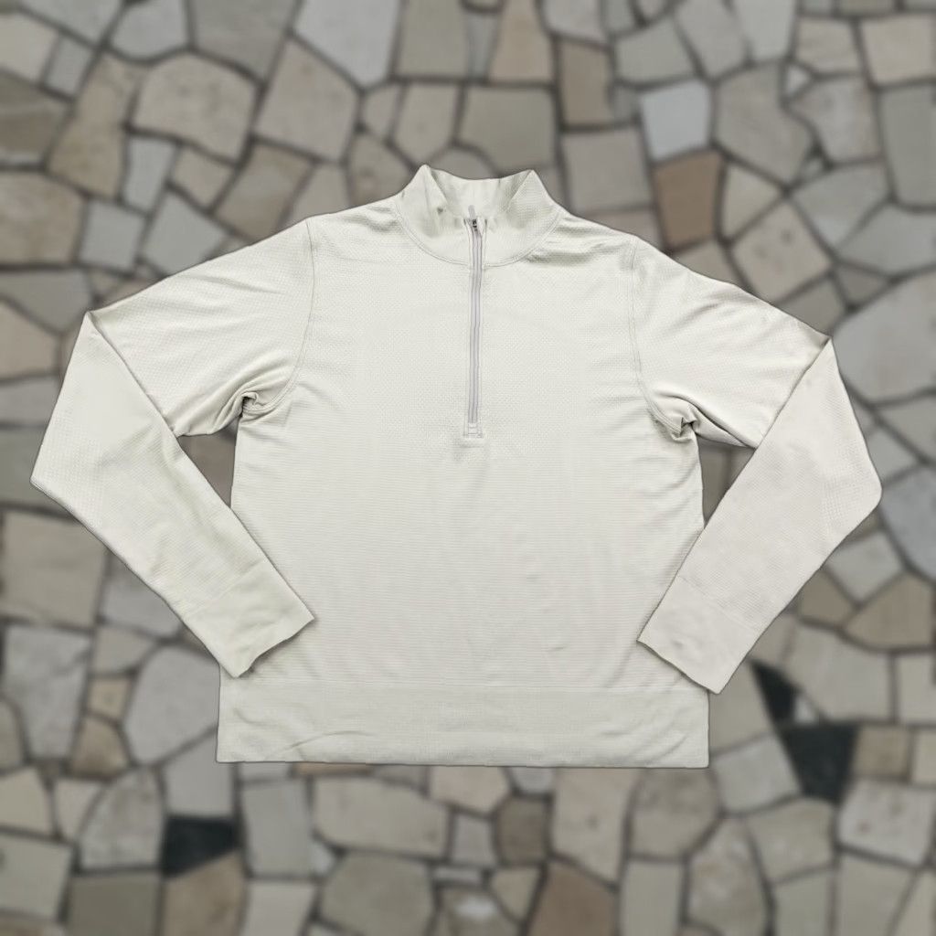 Lululemon Lululemon Shirt Womens 8 Gull Grey Swiftly Tech Half Zip Performance Gym Size M / US 6-8 / IT 42-44 - 1 Thumbnail