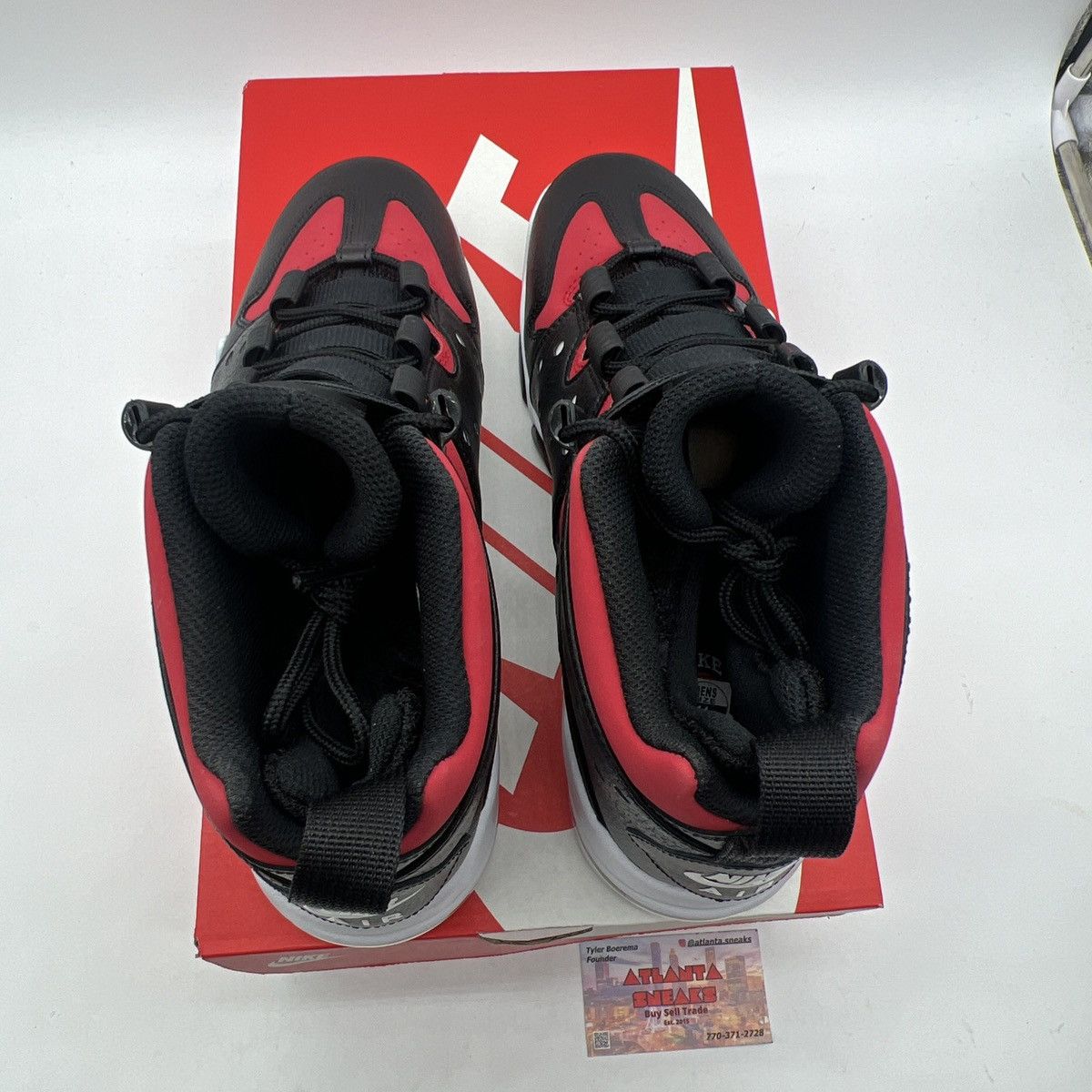 Jordan Brand Nike air max 2 black gym red Size US 11 / EU 44 - 7 Thumbnail