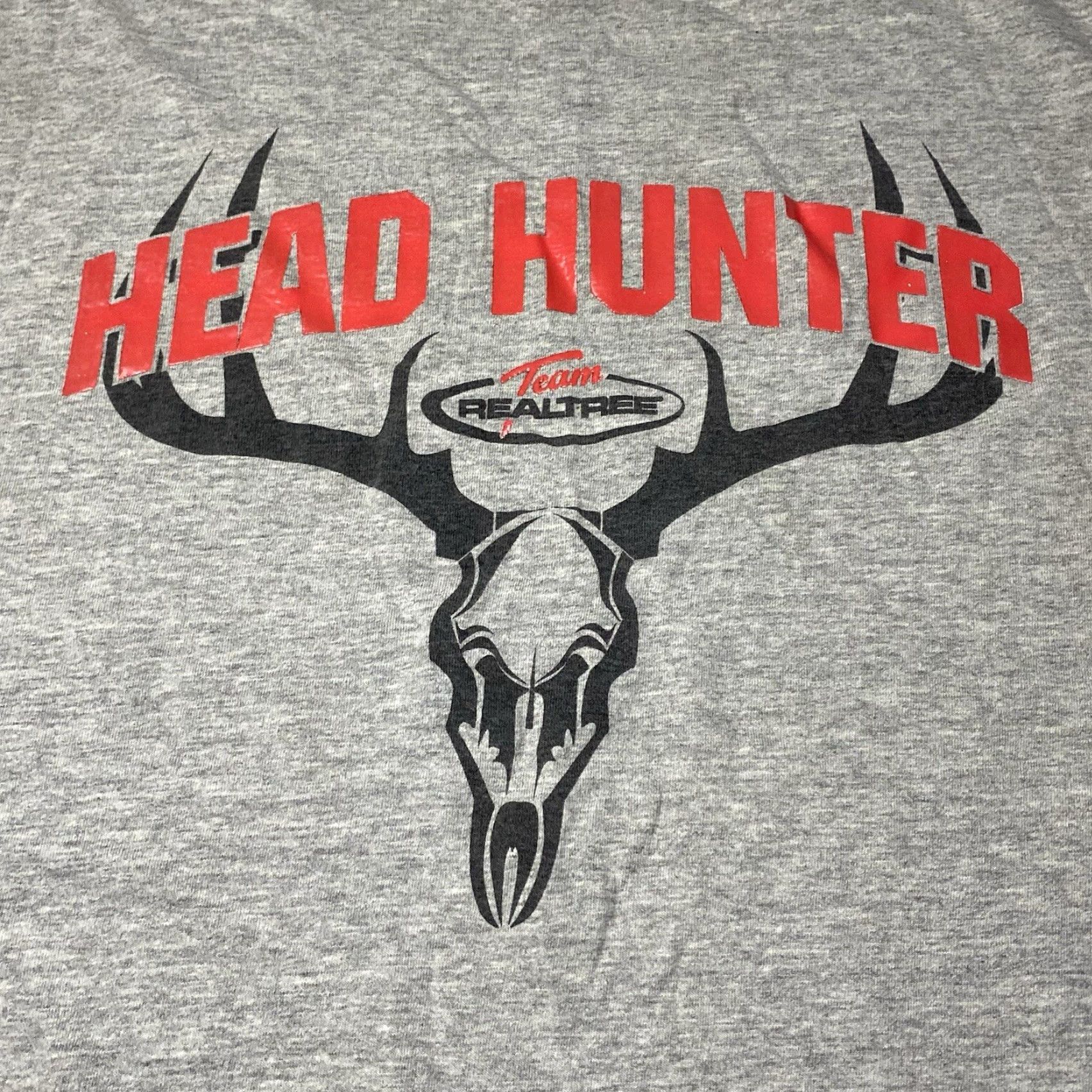 Realtree VINTAGE Realtree Xtra Long Sleeve T-Shirt Men Gray L Head Hunter Hunting Shirt 90s 2000s Mens Size US L / EU 52-54 / 3 - 2 Thumbnail