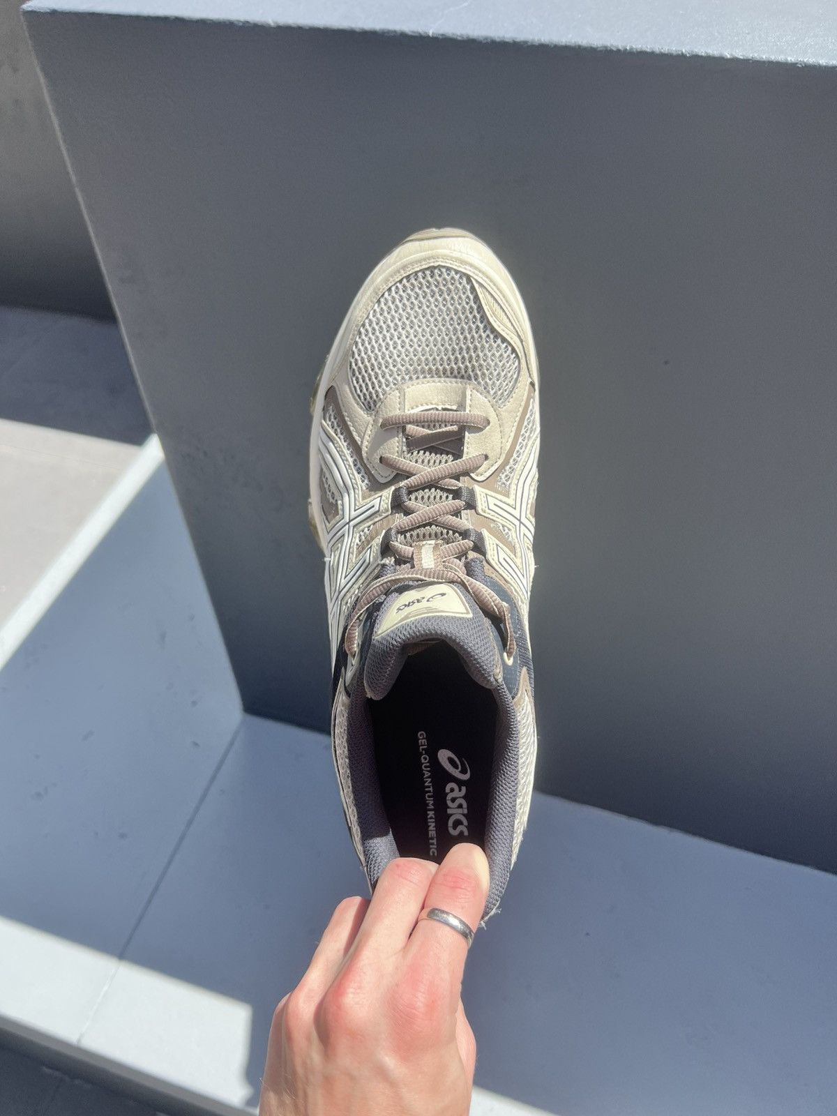 Asics Asics Gel Quantum Kinetic ‘Birch Dark Tuape’ (Barely Used) Size US 13 / EU 46 - 6 Thumbnail