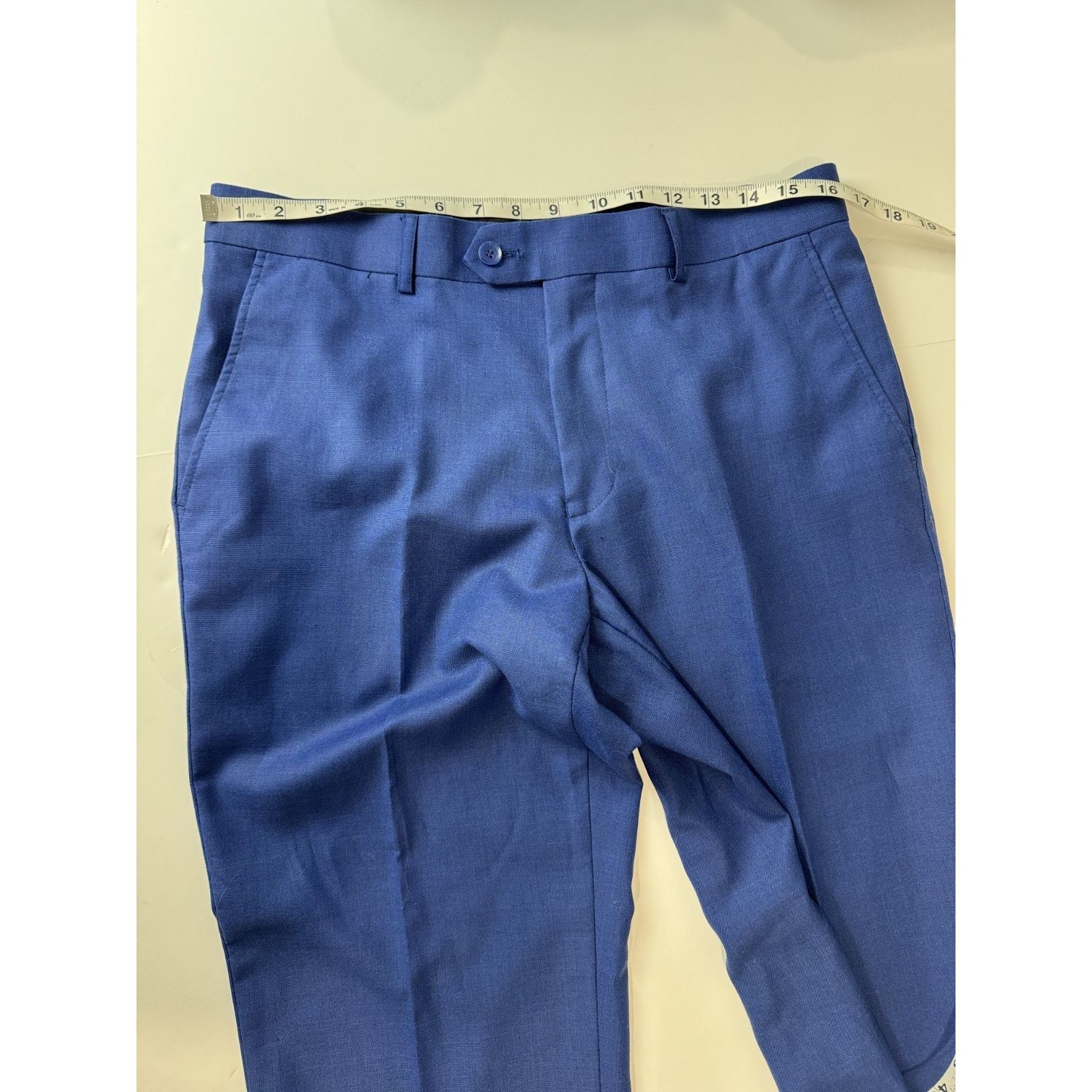 Other Bacaccio Uomo Blue 2-Piece Suit 40S Jacket 34S Pants Slim Size 40S - 6 Thumbnail
