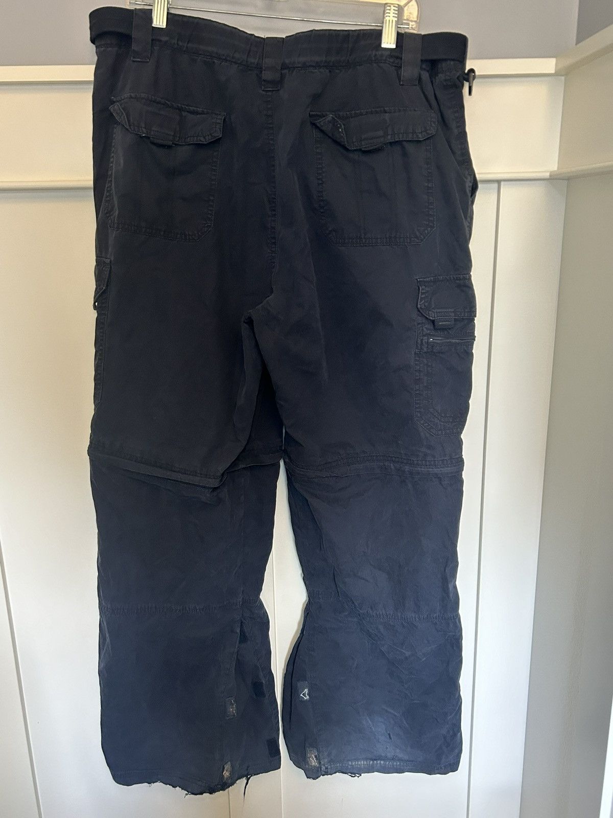Vintage Baggy flared modular cargo pants Size US 34 / EU 50 - 2 Thumbnail