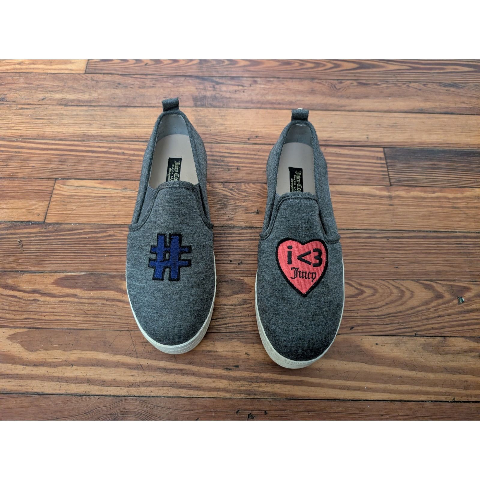 Juicy Couture Juicy Couture Y2K Slip On VTG Womens F. VNGLINE Gray Shoes 7 Size US 7 / IT 37 - 1 Thumbnail
