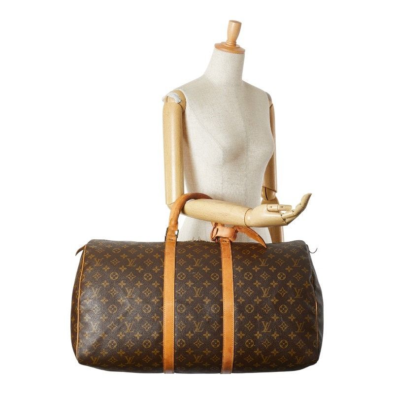 Louis Vuitton Louis Vuitton Monogram Keepall 55 Boston Bag M41424 Size ONE SIZE - 15 Thumbnail