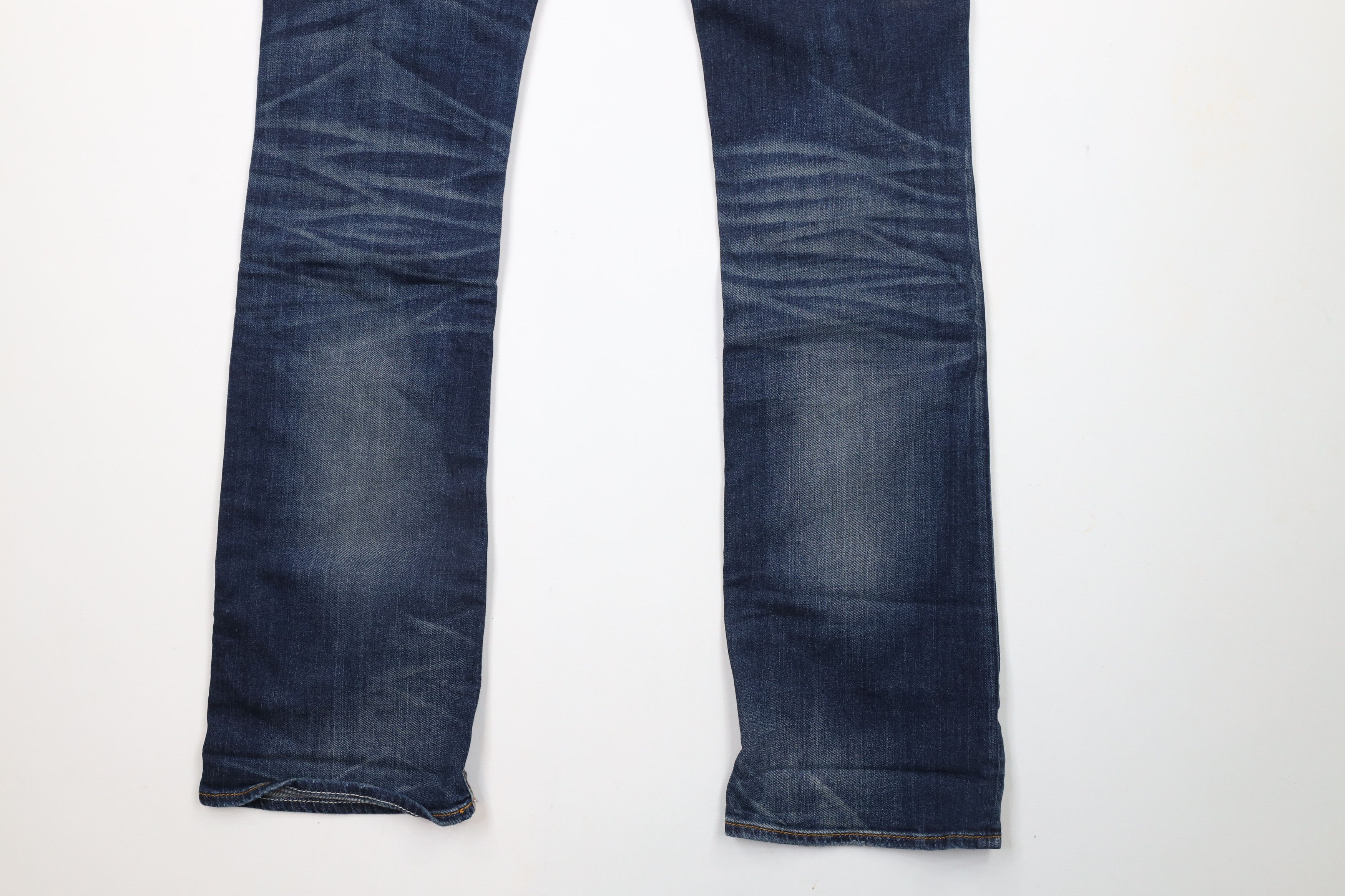 BKE × Vintage Buckle BKE Thick Stitch Stretch Flared Denim Jeans Blue Size 27" / US 4 / IT 40 - 11 Thumbnail