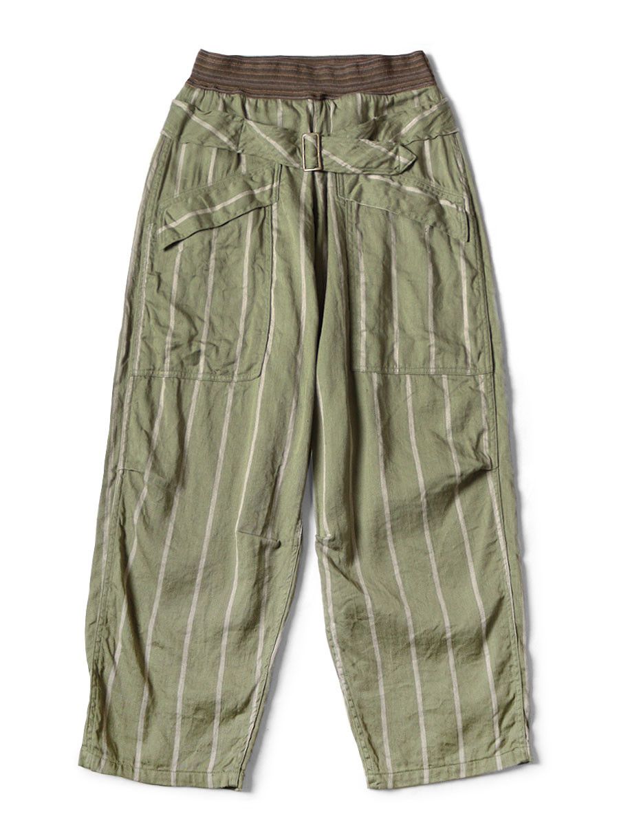 Kapital Kapital Linen phillips stripe aviator suit cut pants Size US 32 / EU 48 - 1 Preview