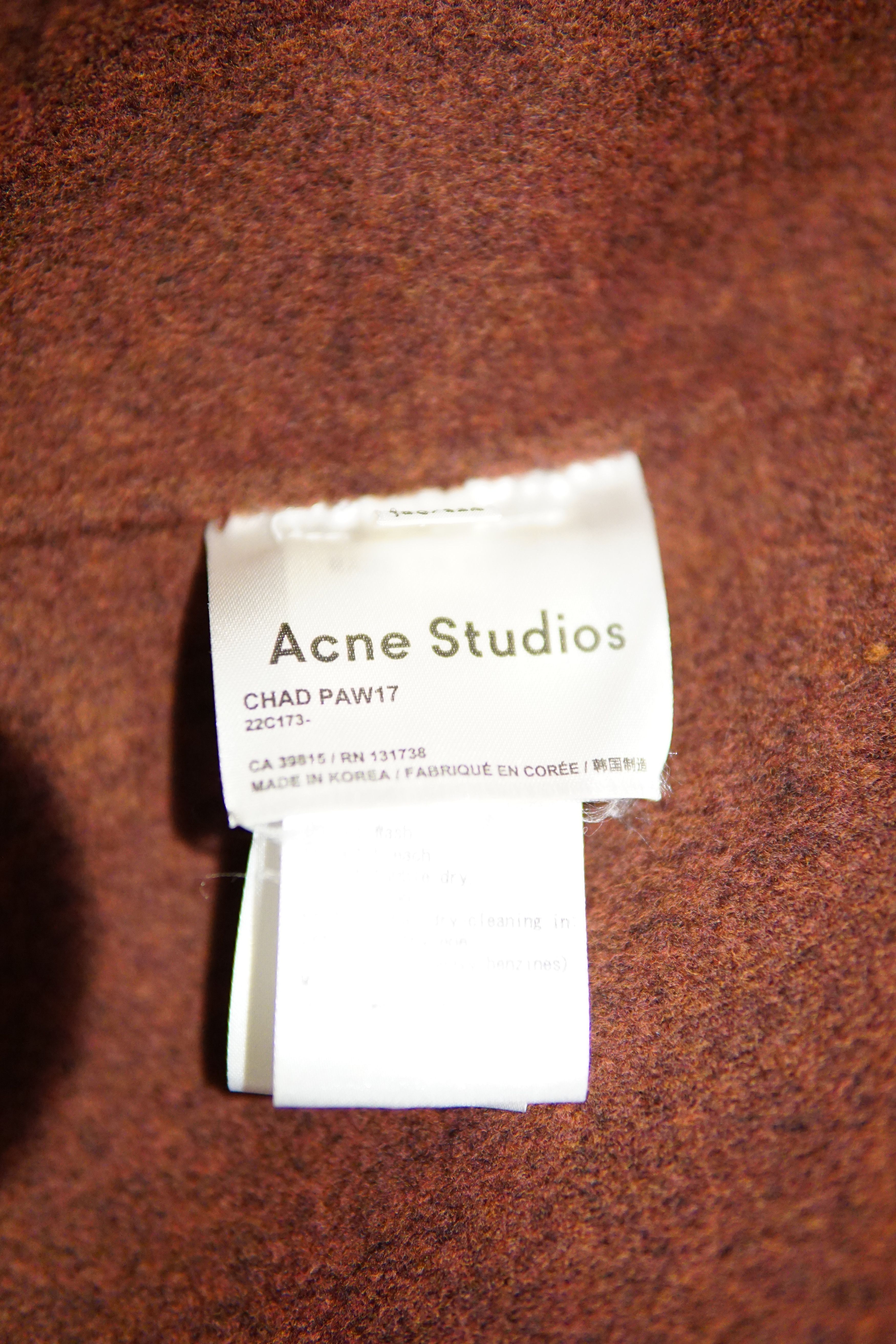 Acne Studios FW17 Chad Coat Size US S / EU 44-46 / 1 - 5 Thumbnail