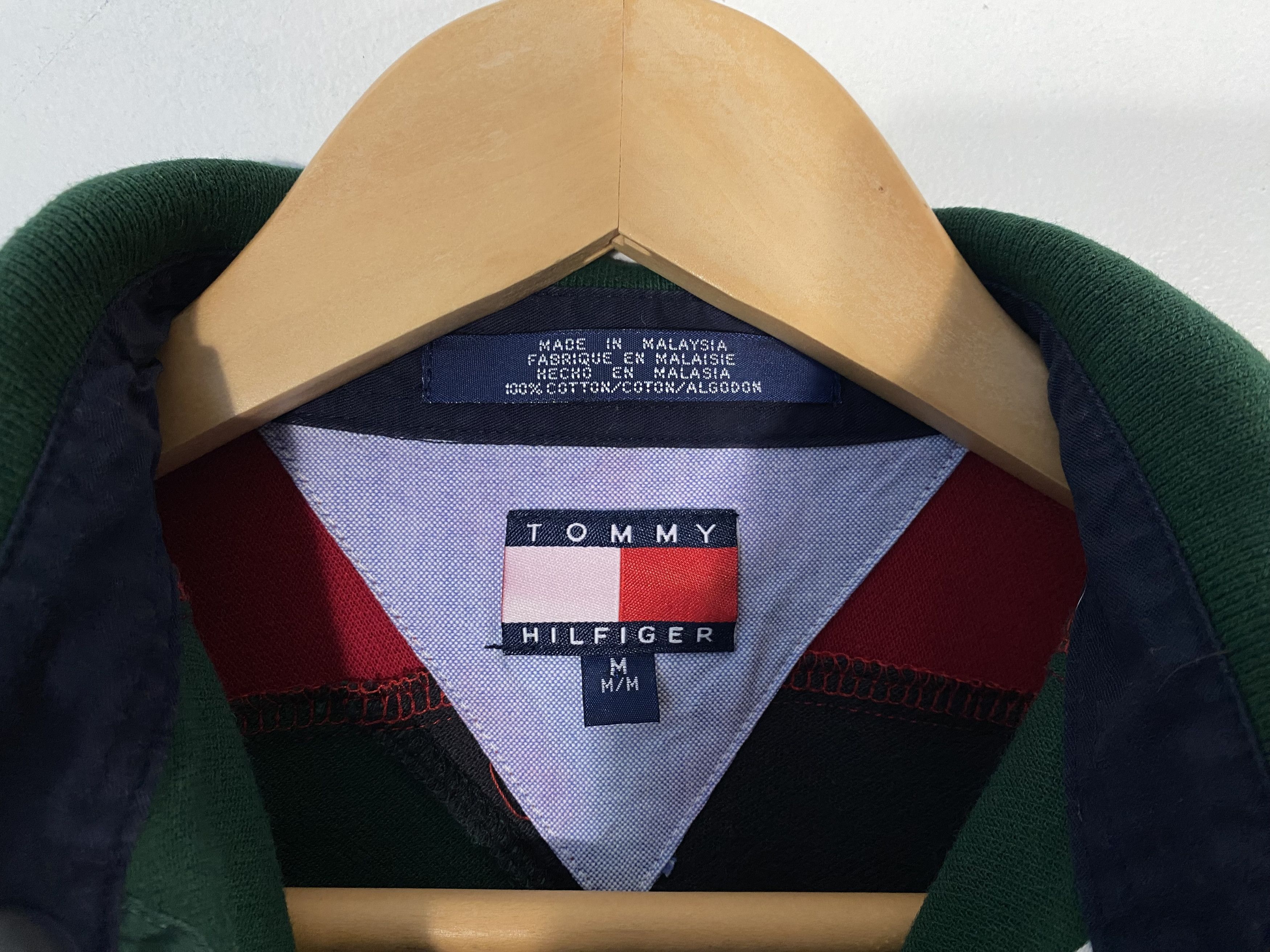 Tommy Hilfiger Vintage Tommy Hilfiger Sailing Gear Paneled Polo Shirt Size US M / EU 48-50 / 2 - 6 Thumbnail