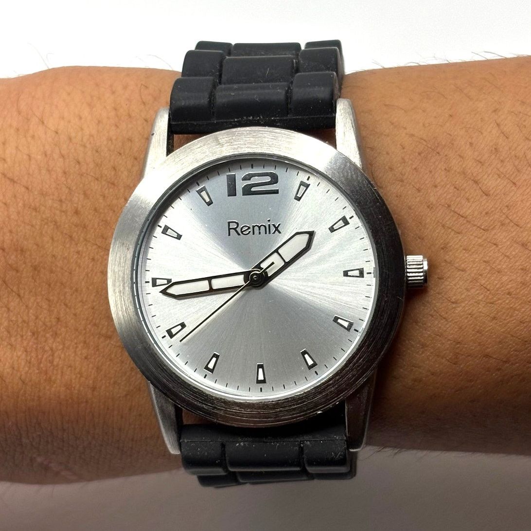 Other Silver & Black Remix Men's Watch Size ONE SIZE - 1 Thumbnail