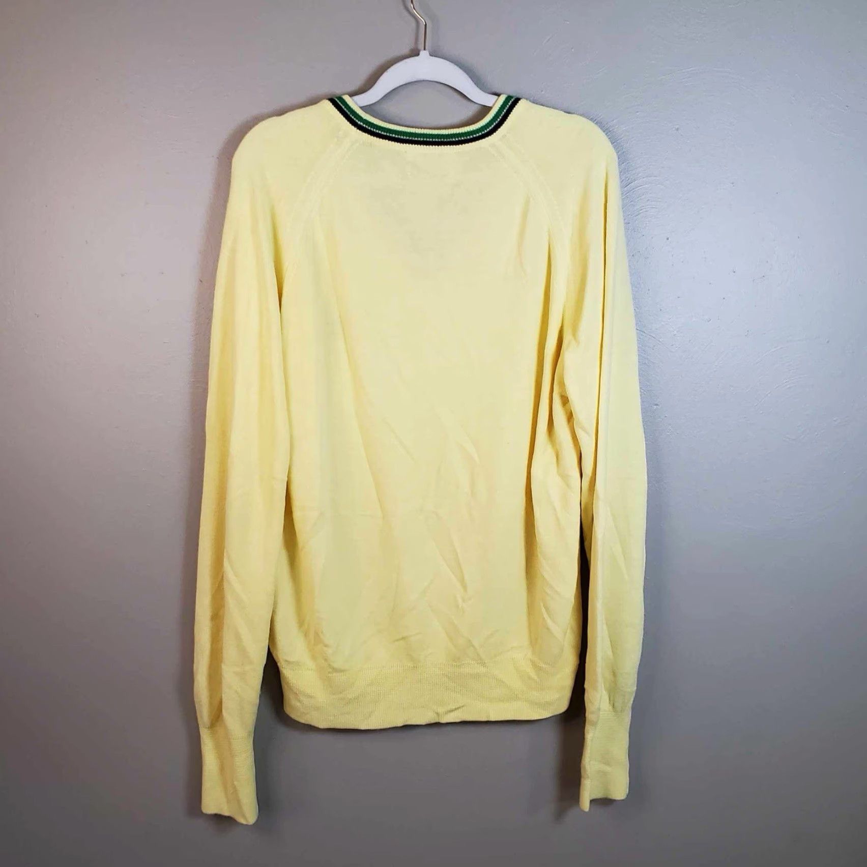 Vintage VINTAGE Pickering Pebble Beach Golf Sweater Mens XL Yellow Sportswear Worn Size US XL / EU 56 / 4 - 5 Thumbnail