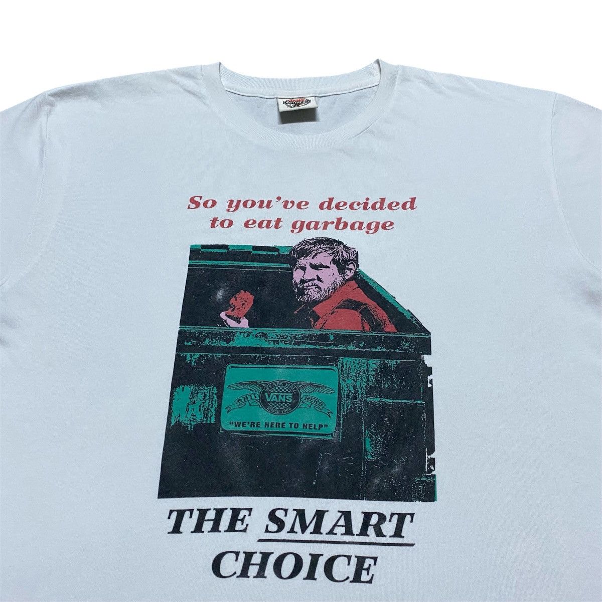 Antihero × Vans Rare‼️🔥Vintage Vans X Antihero "The Smart Choice" T-Shirt Size US M / EU 48-50 / 2 - 3 Thumbnail