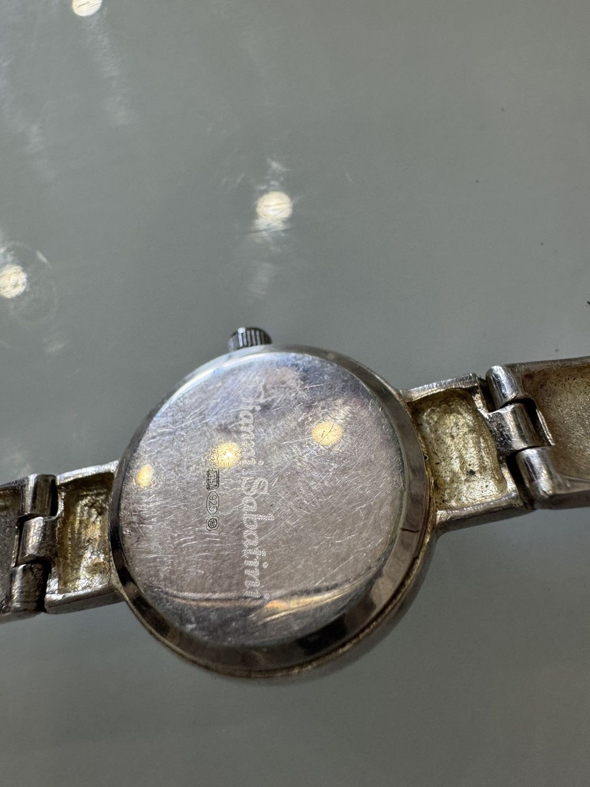 Other Geanni Sabatini Silver Watch Greek Key Bracelet Strap 19cm Size ONE SIZE - 7 Thumbnail