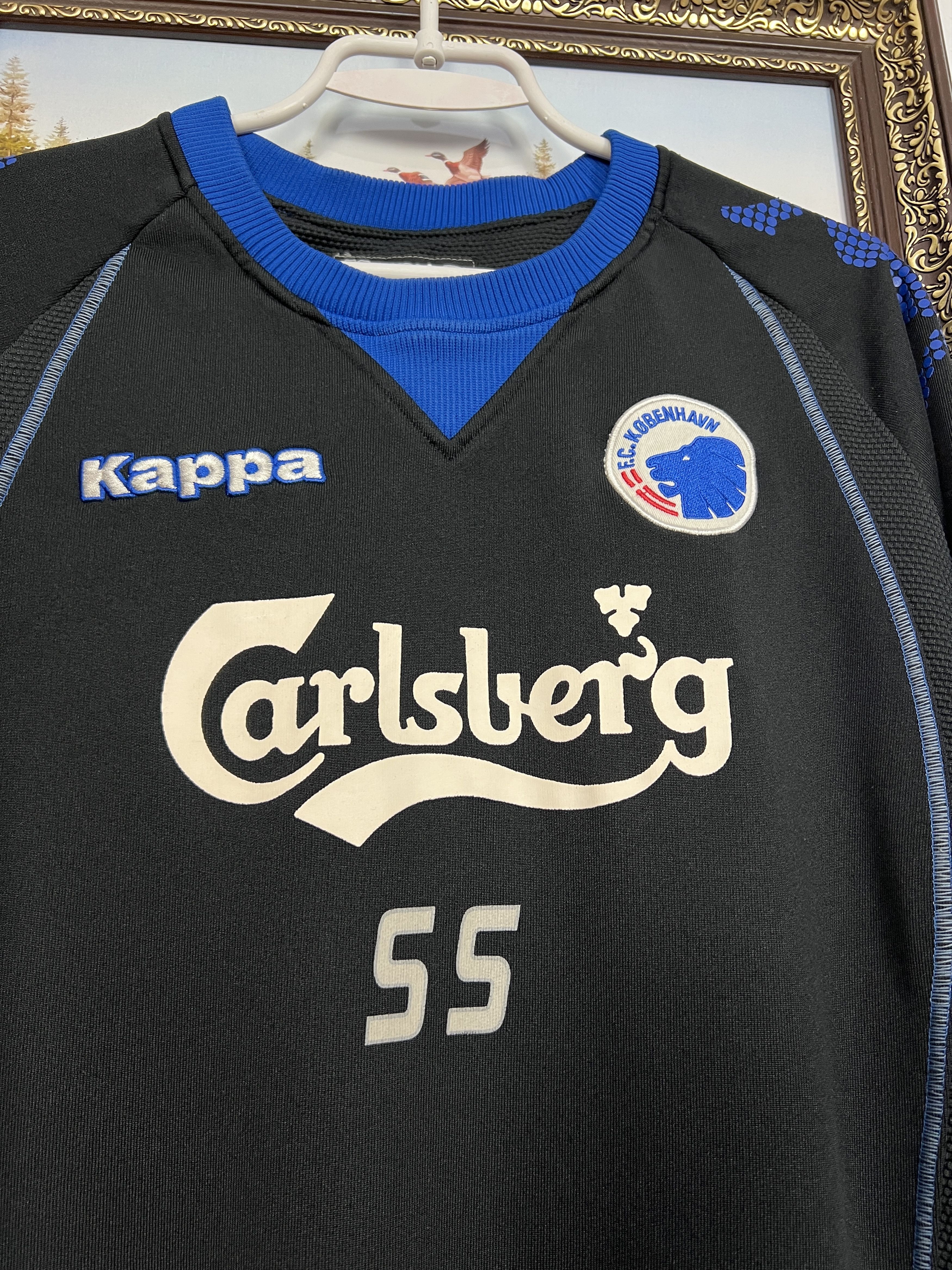 Kappa Copenhagen Football Sweatshirt Soccer Player Issue Jacket Size US XXL / EU 58 / 5 - 3 Thumbnail