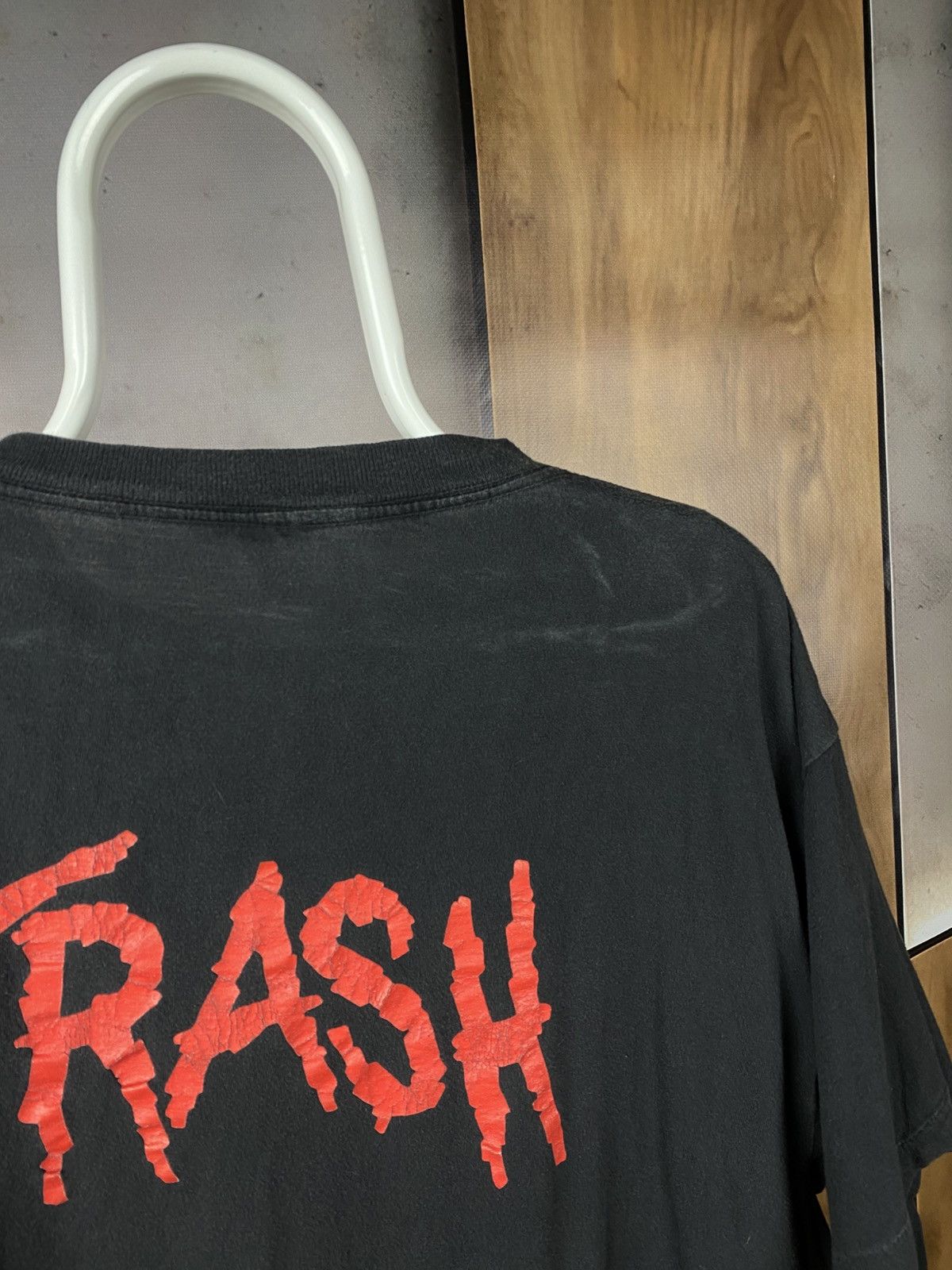Band Tees 🎸Vintage 1989 T-Shirt Alice Cooper Trash VTG Rock Band Tee🎸 Size US XL / EU 56 / 4 - 11 Thumbnail