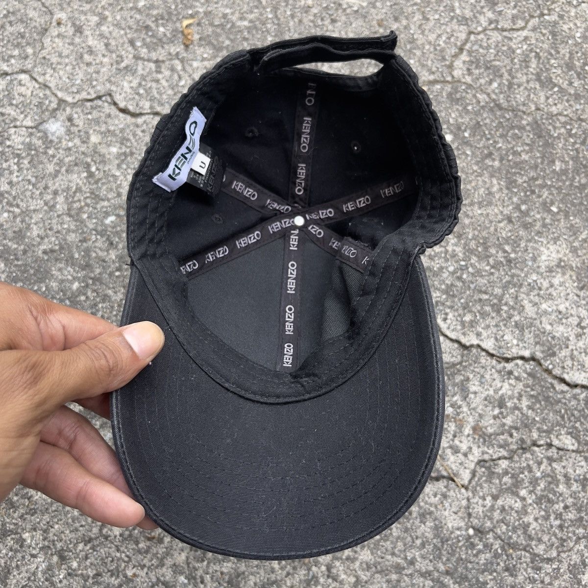 Japanese Brand × Kenzo KENZO Embroidered Tiger Logo Dad Hat Size ONE SIZE - 4 Thumbnail