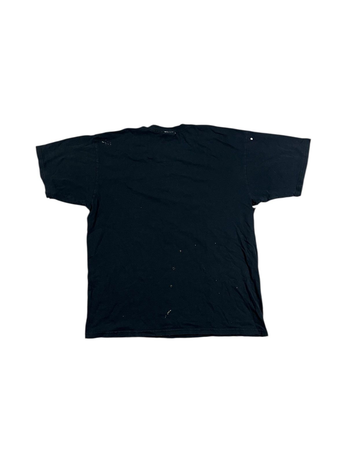 Nike Vintage Nike Logo T Shirt Distressed Faded Black Size US M / EU 48-50 / 2 - 2 Thumbnail