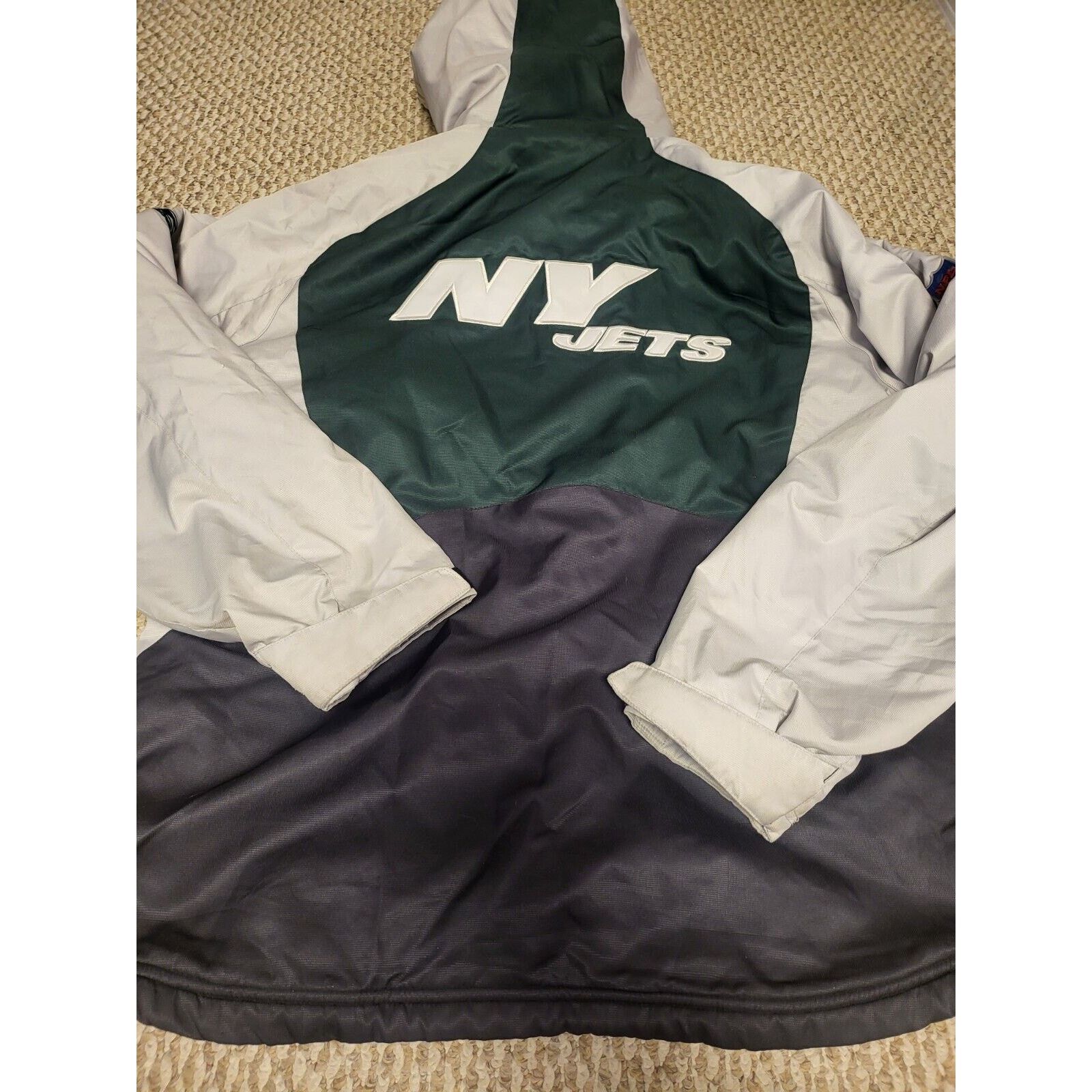 Reebok NY Jets NFL Reebok Mens Size Medium Jacket With Hood Size US M / EU 48-50 / 2 - 7 Thumbnail