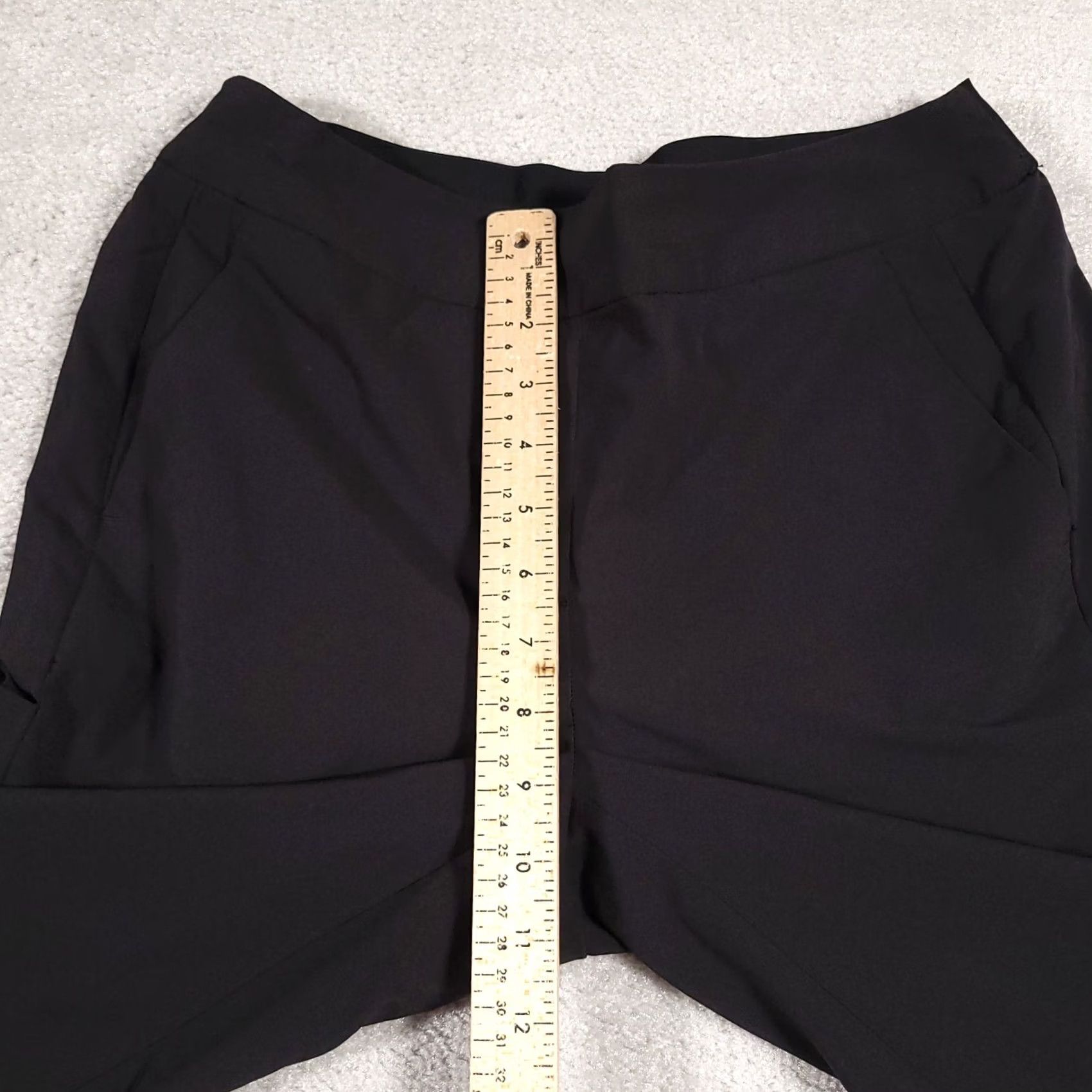 Apt. 9 Apt 9 Performance Flex Joggers Womens Small Black Pockets Elastic Waist Relaxed Tapered Pants Size 28" / US 6 / IT 42 - 7 Thumbnail