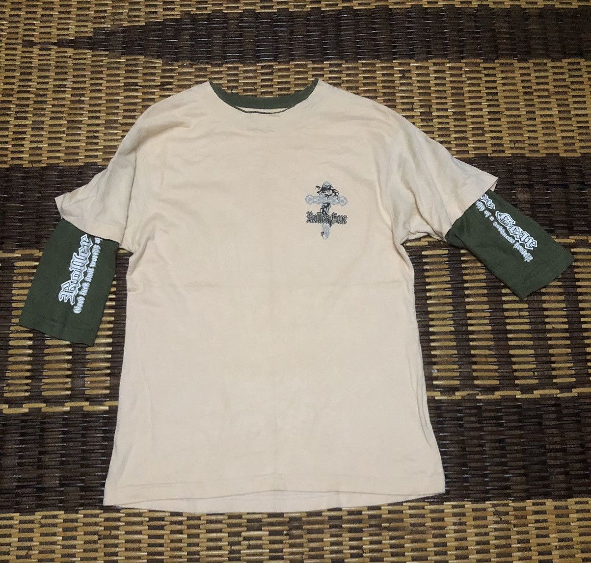 Japanese Brand If Six Was Nine x Roller Gear Cross Logo Style 3q Tee Shirt Size US S / EU 44-46 / 1 - 10 Thumbnail