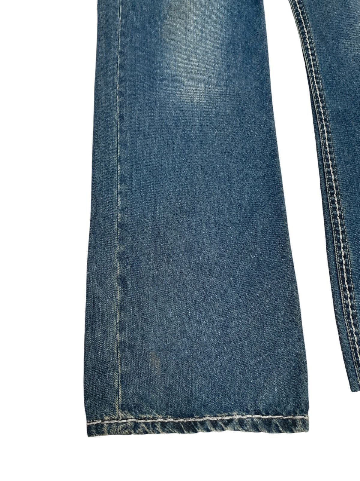 Le Grande Bleu (L.G.B.) Rare Design Vintage The Lab Of Denim Usa Jeans 2000s Size US 38 / EU 54 - 5 Thumbnail