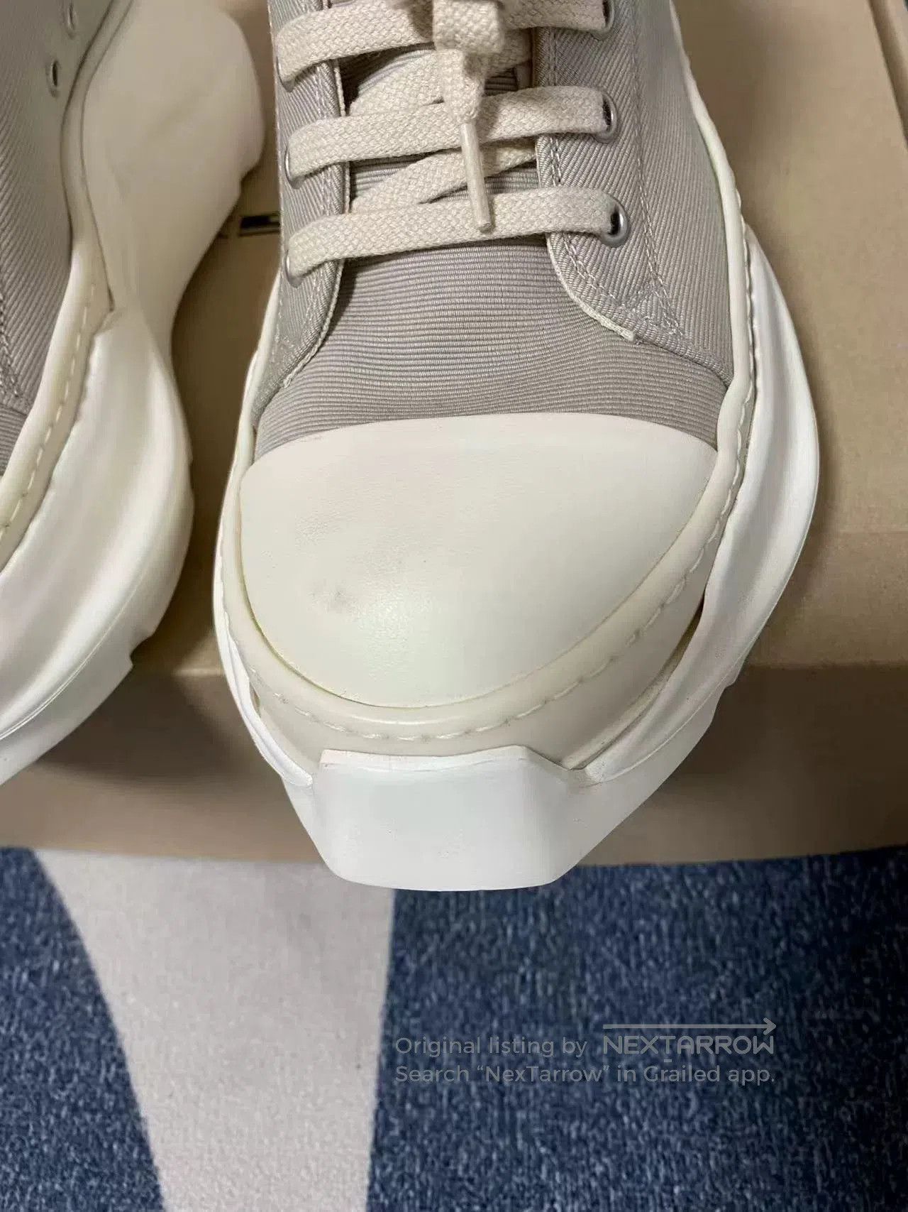 Rick Owens Rick Owens Round-Toe Low-Top Canvas Shoes. Size US 6 / EU 39 - 3 Thumbnail