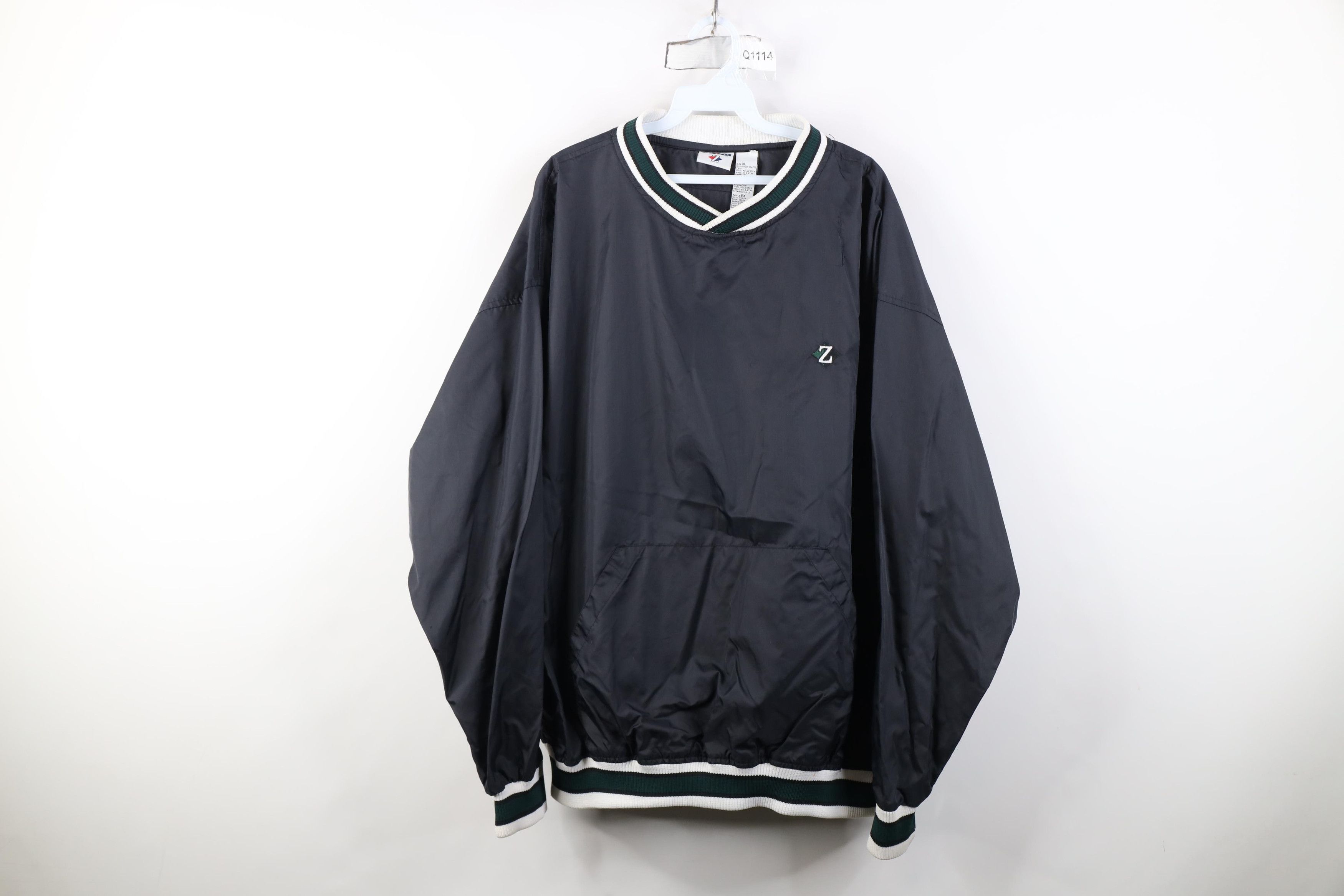 Vintage Vintage 90s Streetwear Golf Windbreaker Jacket Black Size US XL / EU 56 / 4 - 1 Thumbnail