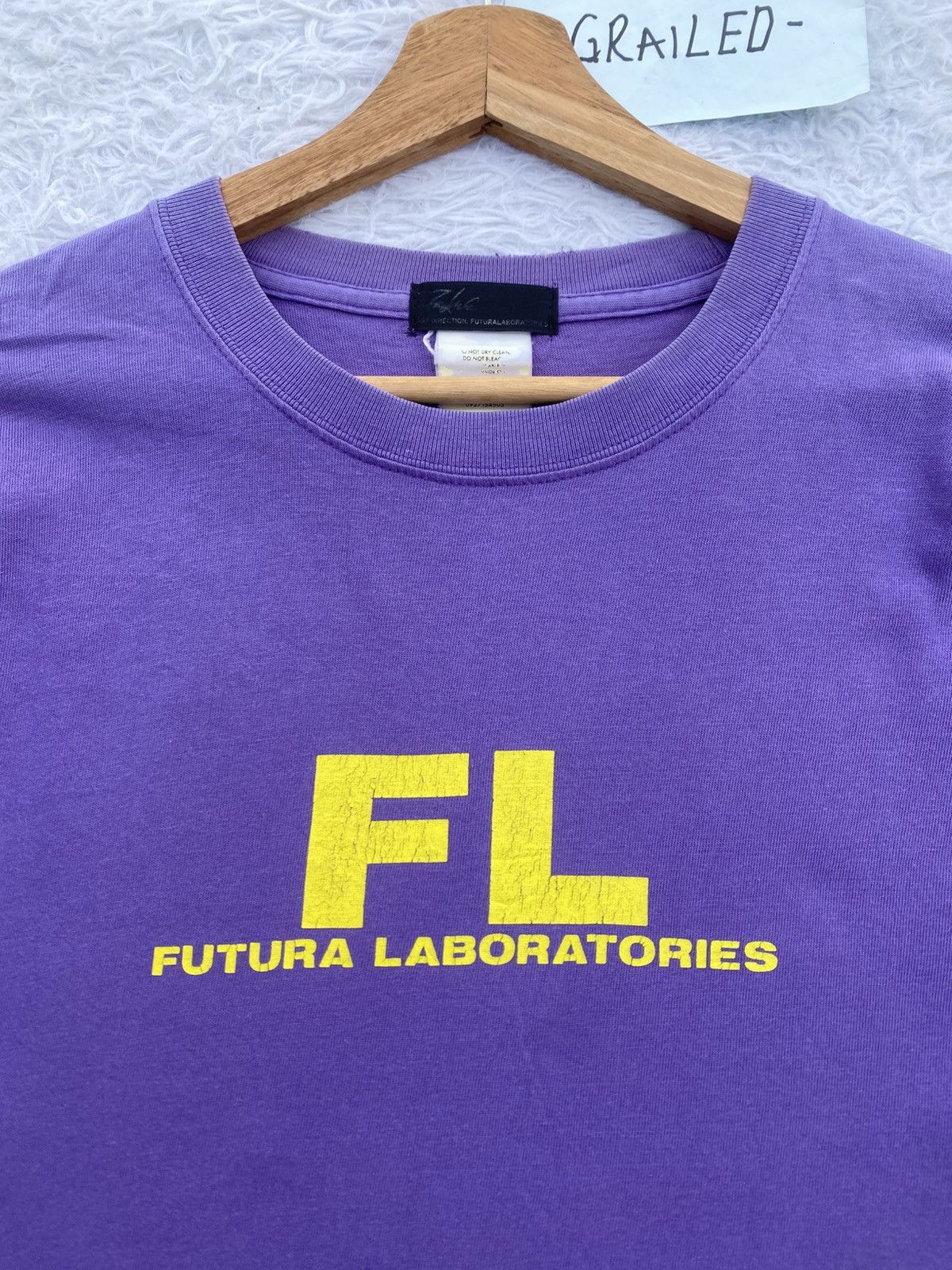 Futura Rare Vintage Futura Laboratories FL Purple Tshirt Size US M / EU 48-50 / 2 - 9 Thumbnail