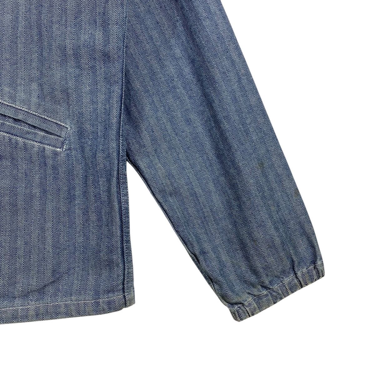 South2 West8 South2 West8 HBT Coach Jacket Blue Herringbone Twill Denim Size US M / EU 48-50 / 2 - 5 Thumbnail