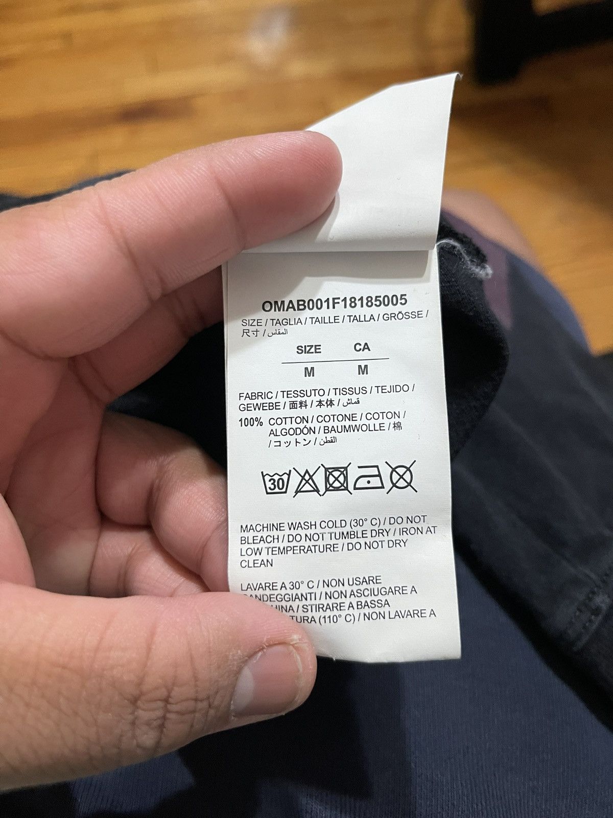 Off-White Off-White Gradient Long Sleeve Size Medium Size US M / EU 48-50 / 2 - 8 Thumbnail
