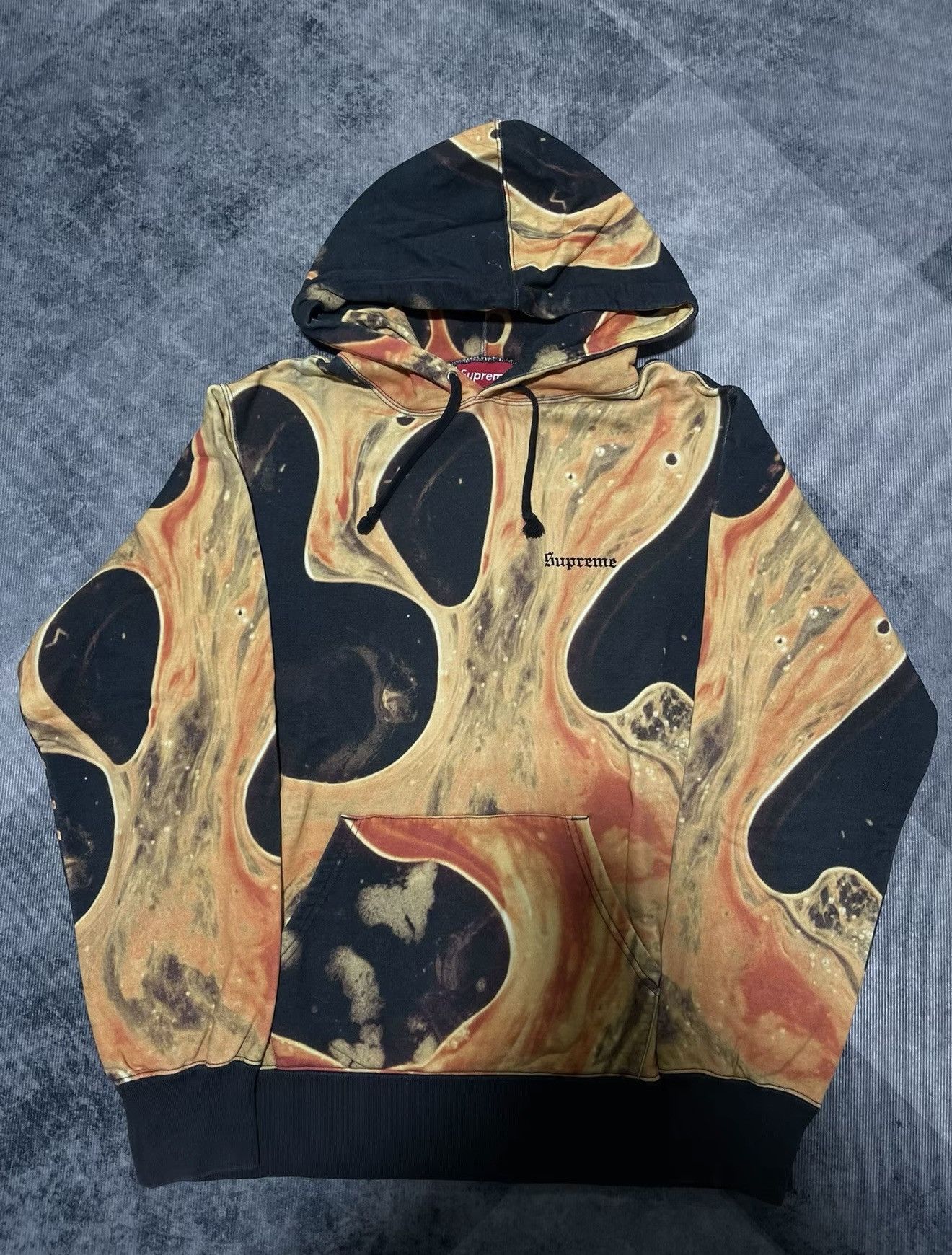 Supreme Supreme Andres Serrano 17AW Hoodie Blood and Semen Black