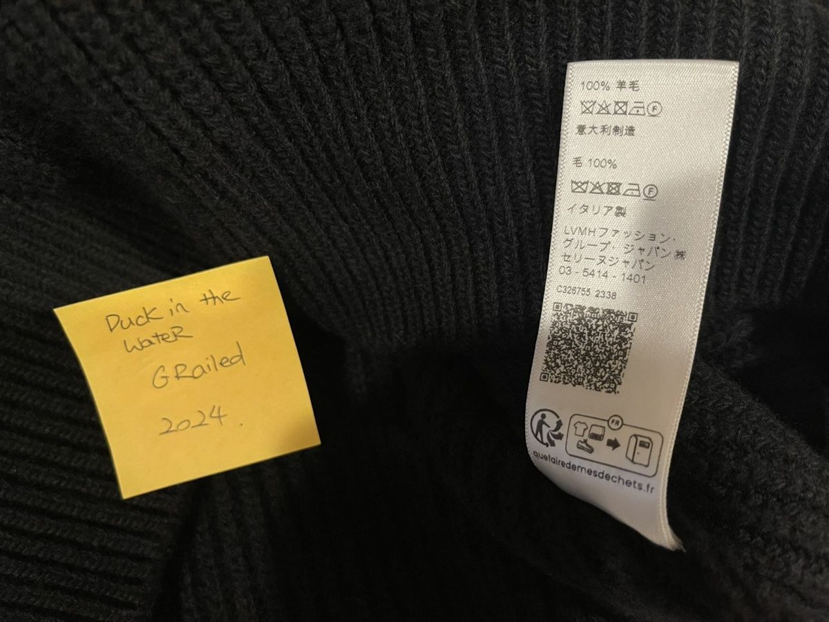 Celine celine oversized sweater in ribbed wool Size US XS / EU 42 / 0 - 5 Thumbnail