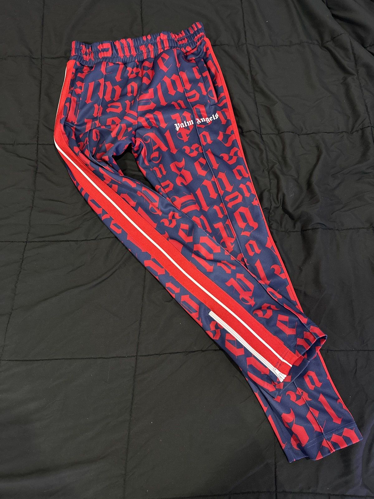 Palm Angels Palm Angels Monogram Track Pants Size US 31 - 2 Thumbnail