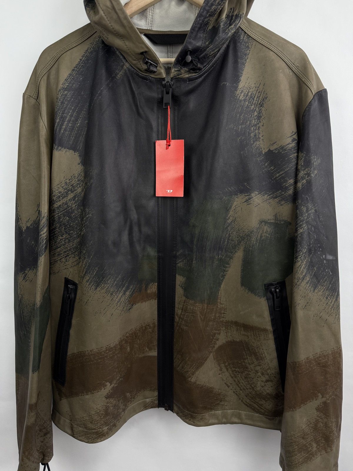 Diesel ❗️NEW 🇺🇸 Diesel J-Grant Sheepskin Leather Jacket Rare NWT Size US XXL / EU 58 / 5 - 7 Thumbnail