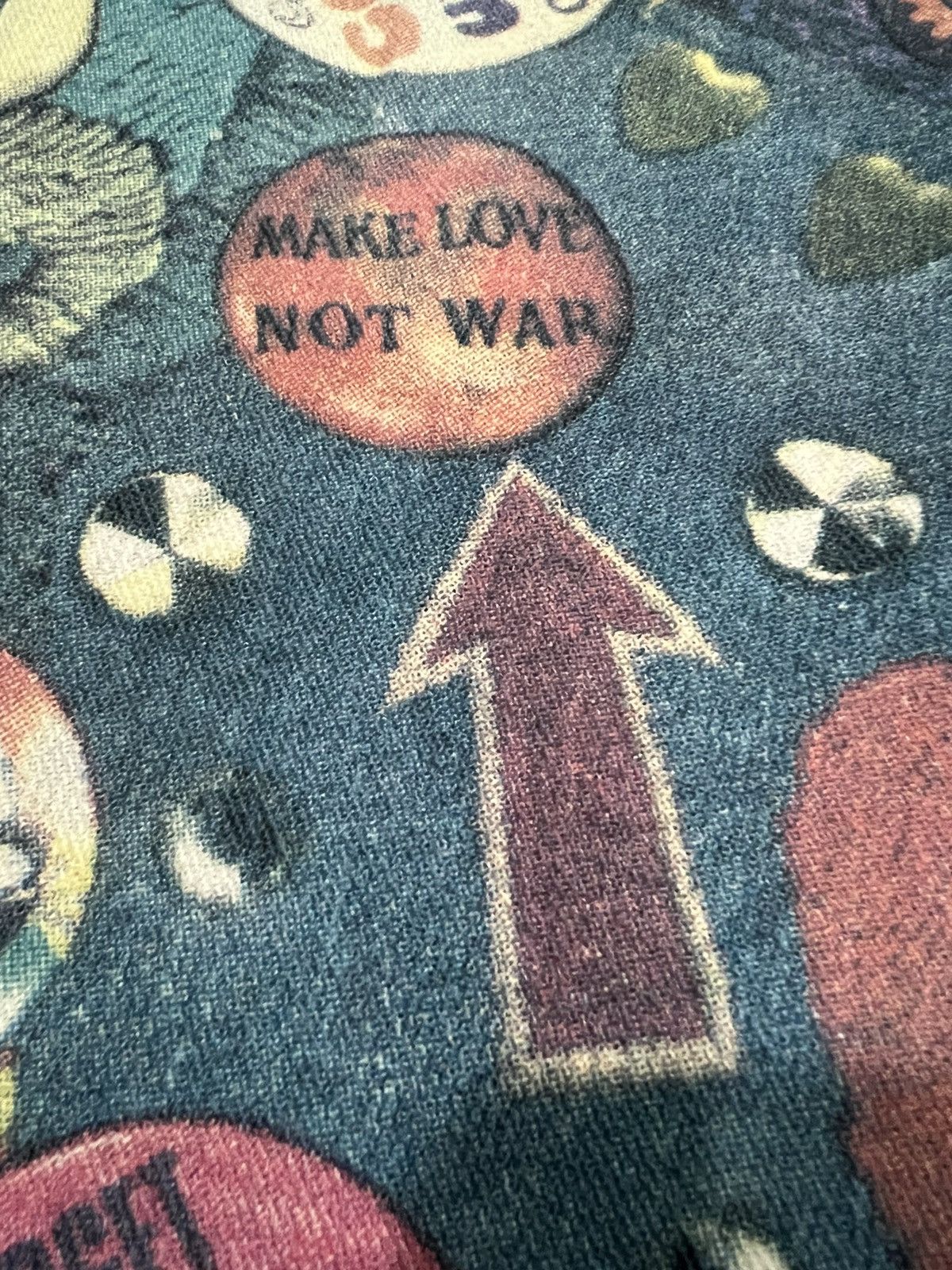 POP MAGAZINE × Vintage Vintage 1980s MODZART London Overprinted Flare Hem Jeans Size US 26 / EU 42 - 8 Thumbnail