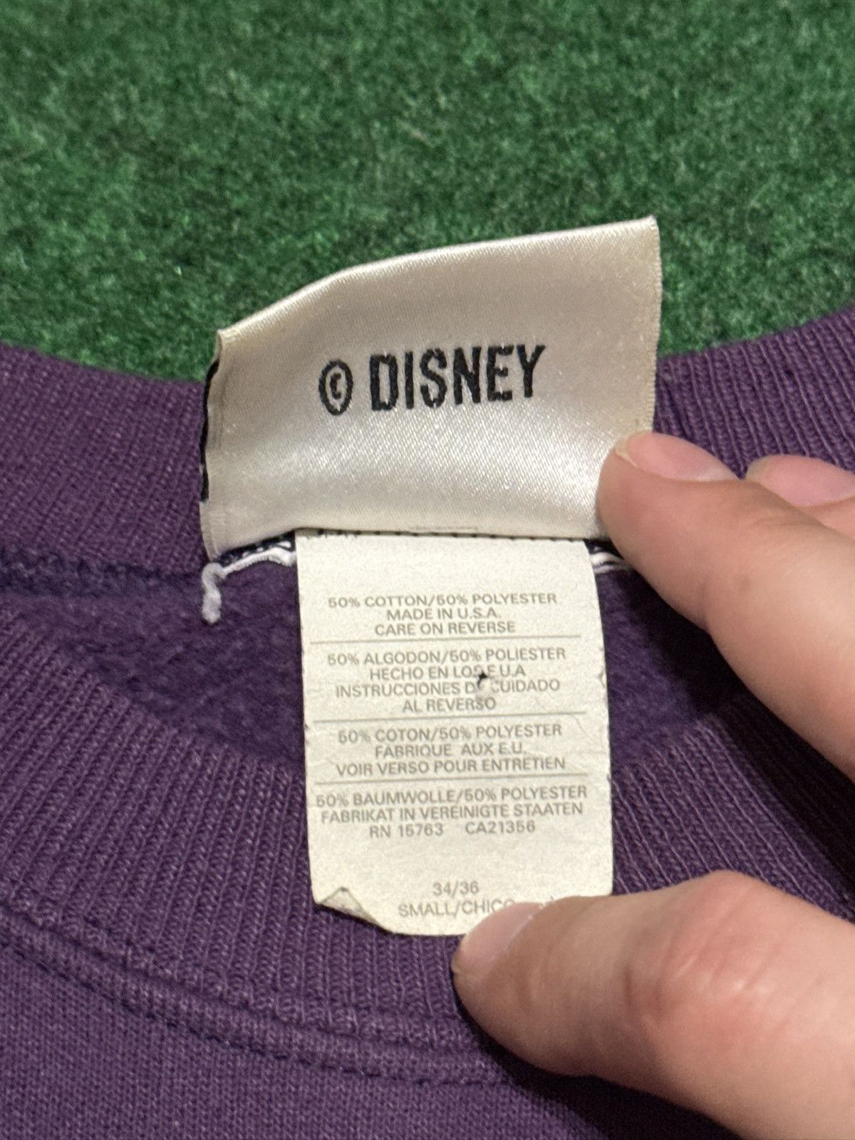 Disney Dopey Dwarf Disney 90s Crewneck Purple Small Sweatshirt Size S / US 4 / IT 40 - 4 Thumbnail