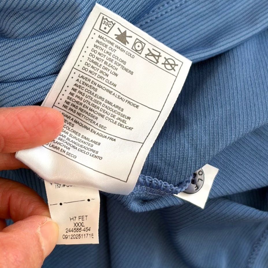 Nike NIKE GOLF Polo Shirt Short Sleeve Stretch Dri-FIT UV Blue 3XL Mens Regular Size US XXL / EU 58 / 5 - 7 Thumbnail