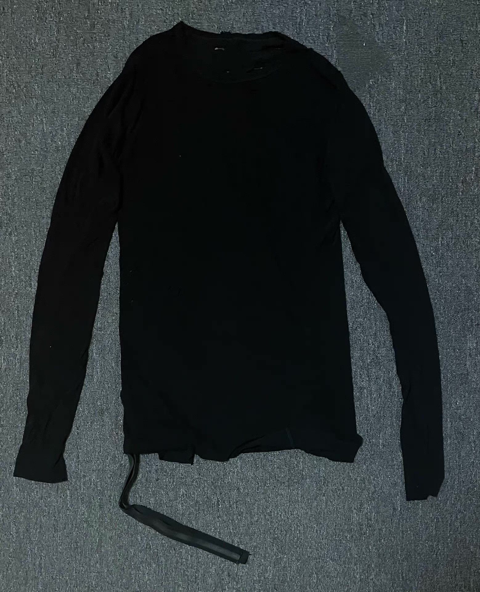 Unravel Project Unravel Project black long sleeve T-shirt Q4 Size US M / EU 48-50 / 2 - 1 Thumbnail