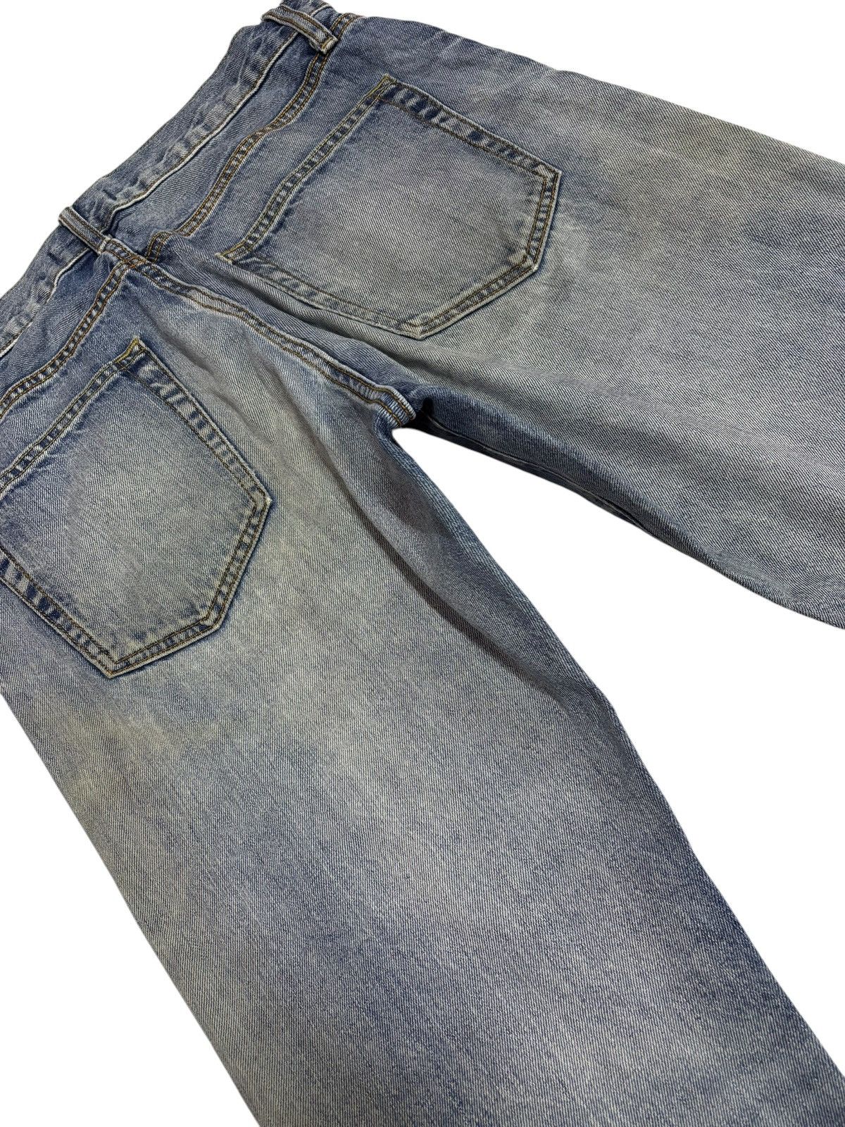 Kaihara Denim × Self Edge Vintage Kaihara Uniqlo Selvedge Distressed Blue Washed Jeans Size US 32 / EU 48 - 6 Thumbnail