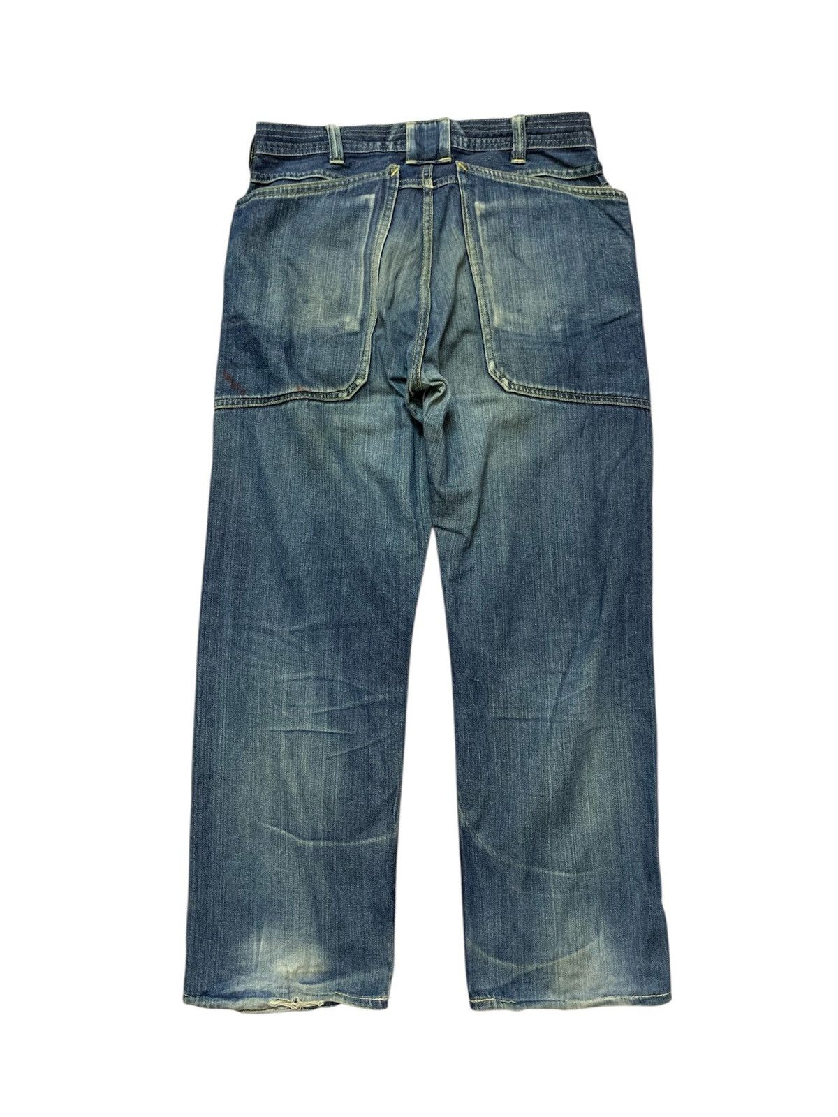 Sassafras Sassafras Union Special Leaf Washed Denim Size US 31 - 2 Thumbnail