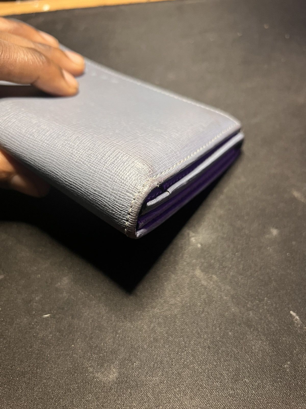 Marni Marni Slate Blue Continental Leather Wallet Size ONE SIZE - 6 Thumbnail