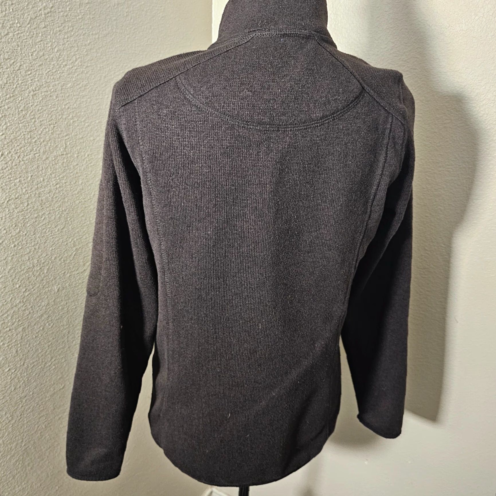 Vintage VINTAGE L.L. Bean Sweater Fleece Black Full Zip S Womens Logo Emburse 502383 Size S / US 4 / IT 40 - 4 Thumbnail
