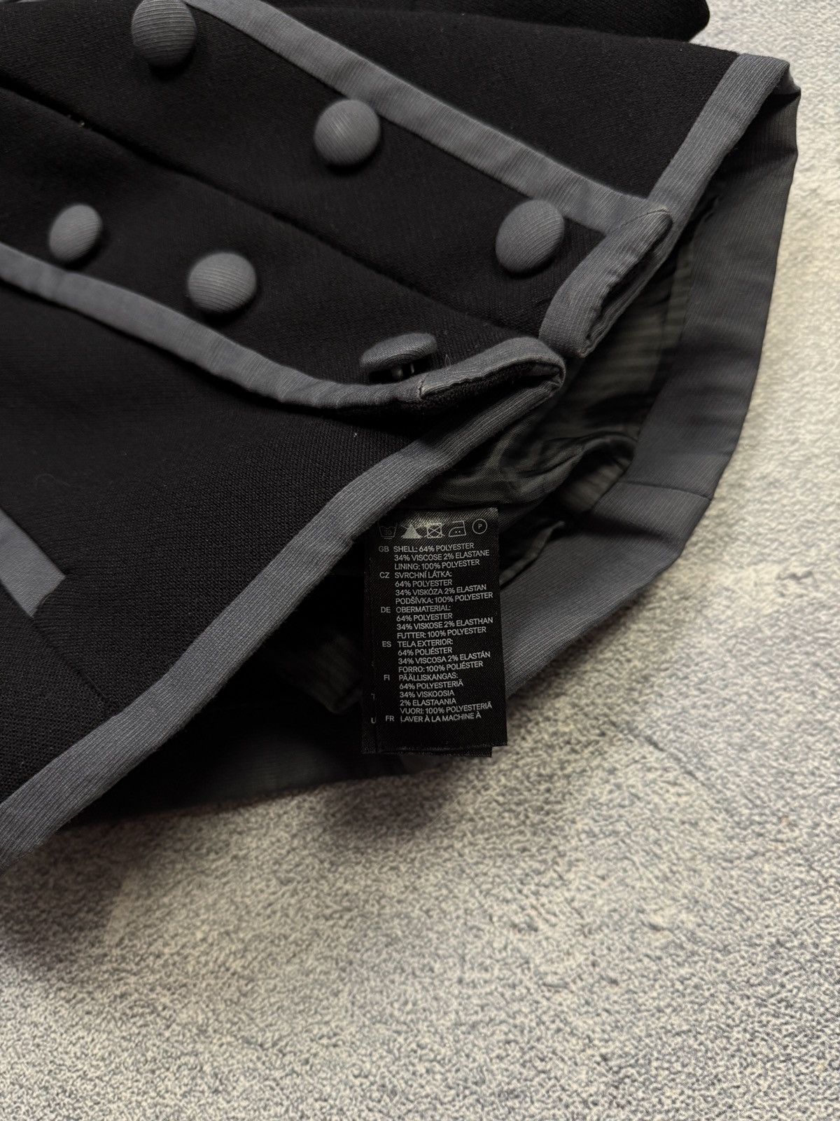If Six Was Nine Vintage Y2K Napoleon Style Blazer Jacket Size M / US 6-8 / IT 42-44 - 6 Thumbnail