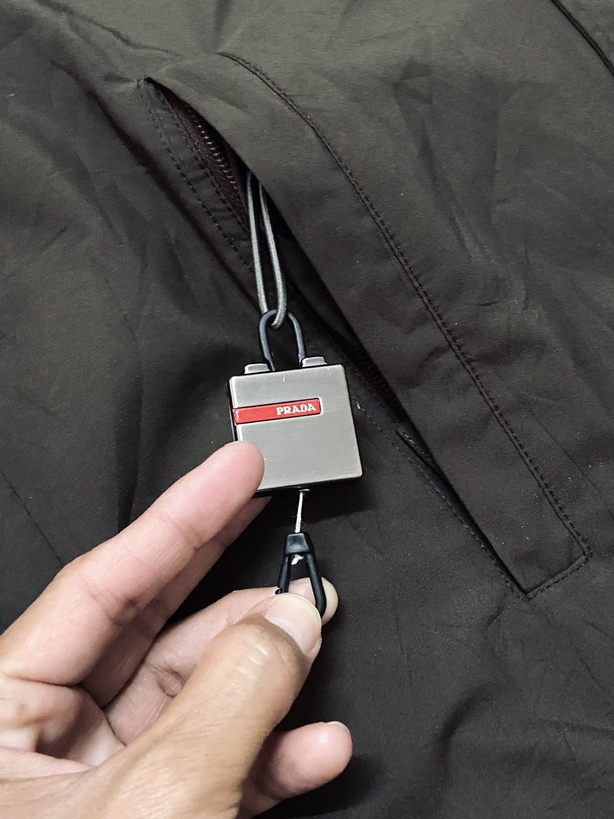 Prada Prada Linea Rossa Black Technical Gore-Tex Jacket Size US M / EU 48-50 / 2 - 12 Thumbnail
