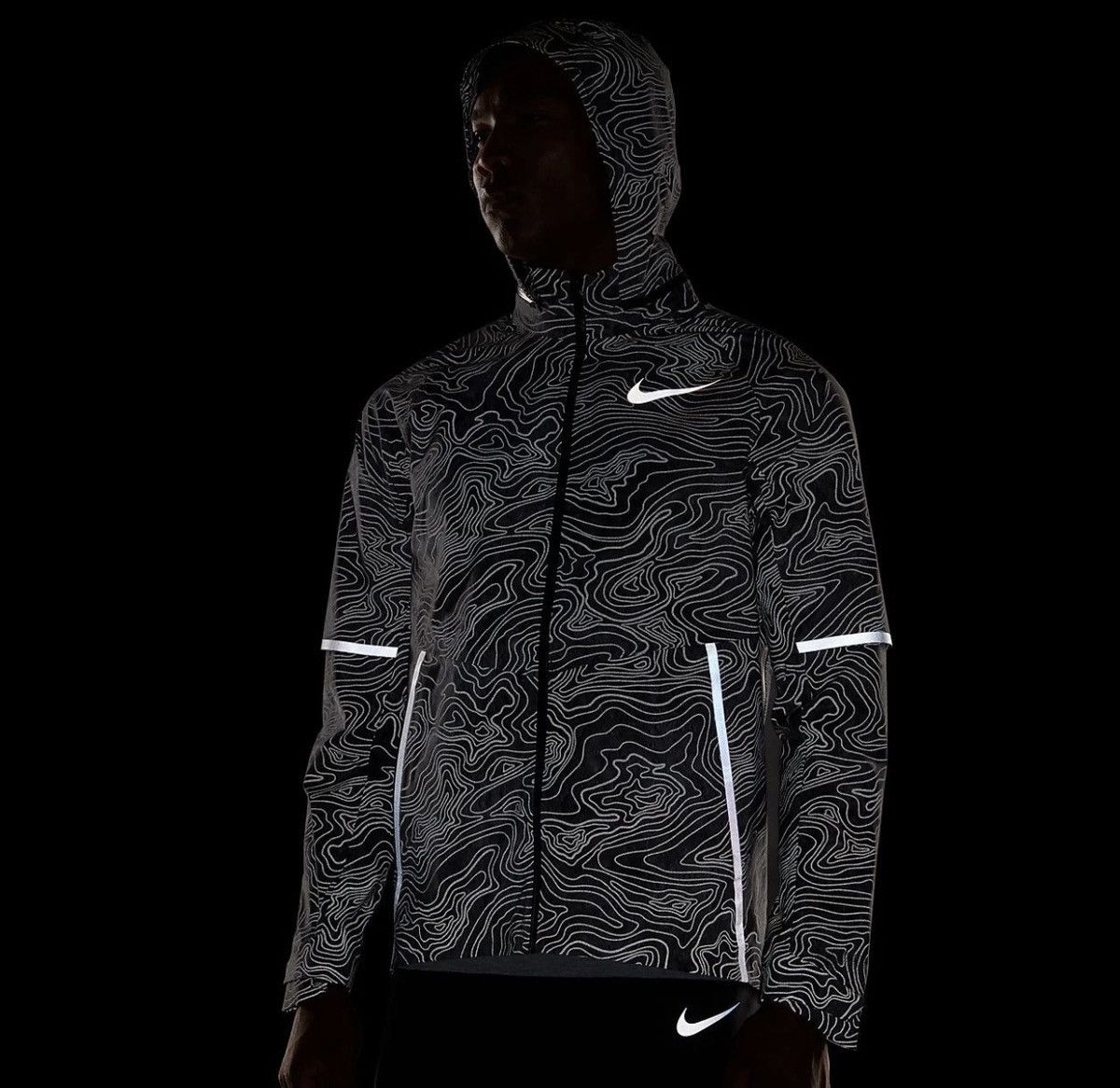 Nike NIKE Large L ZONAL AEROSHIELD ENERGY Men's Running Jacket Size US L / EU 52-54 / 3 - 3 Thumbnail
