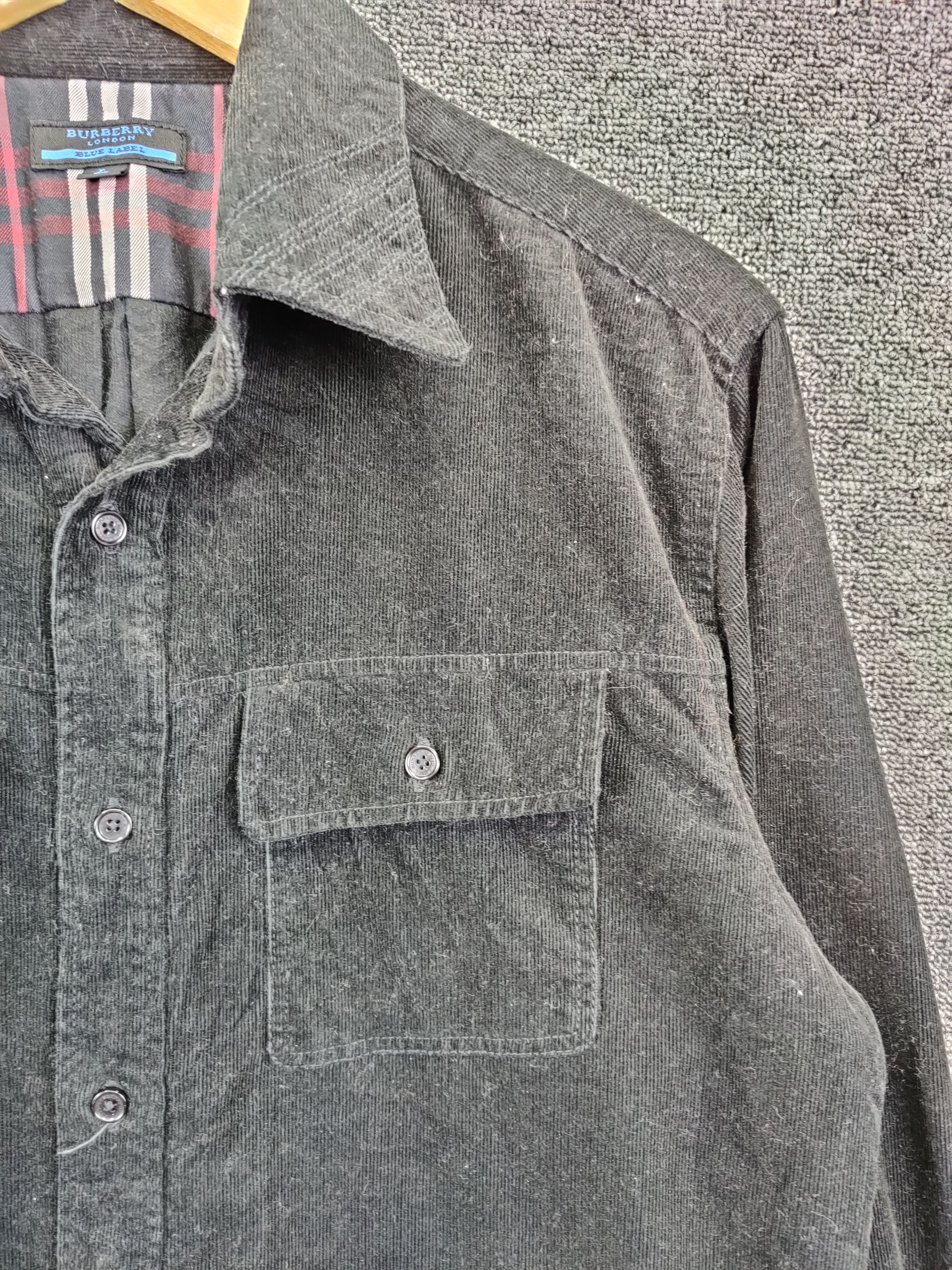 Burberry Vintage Burberry Blue Label Corduroy Overshirt Jacket Size US L / EU 52-54 / 3 - 5 Thumbnail