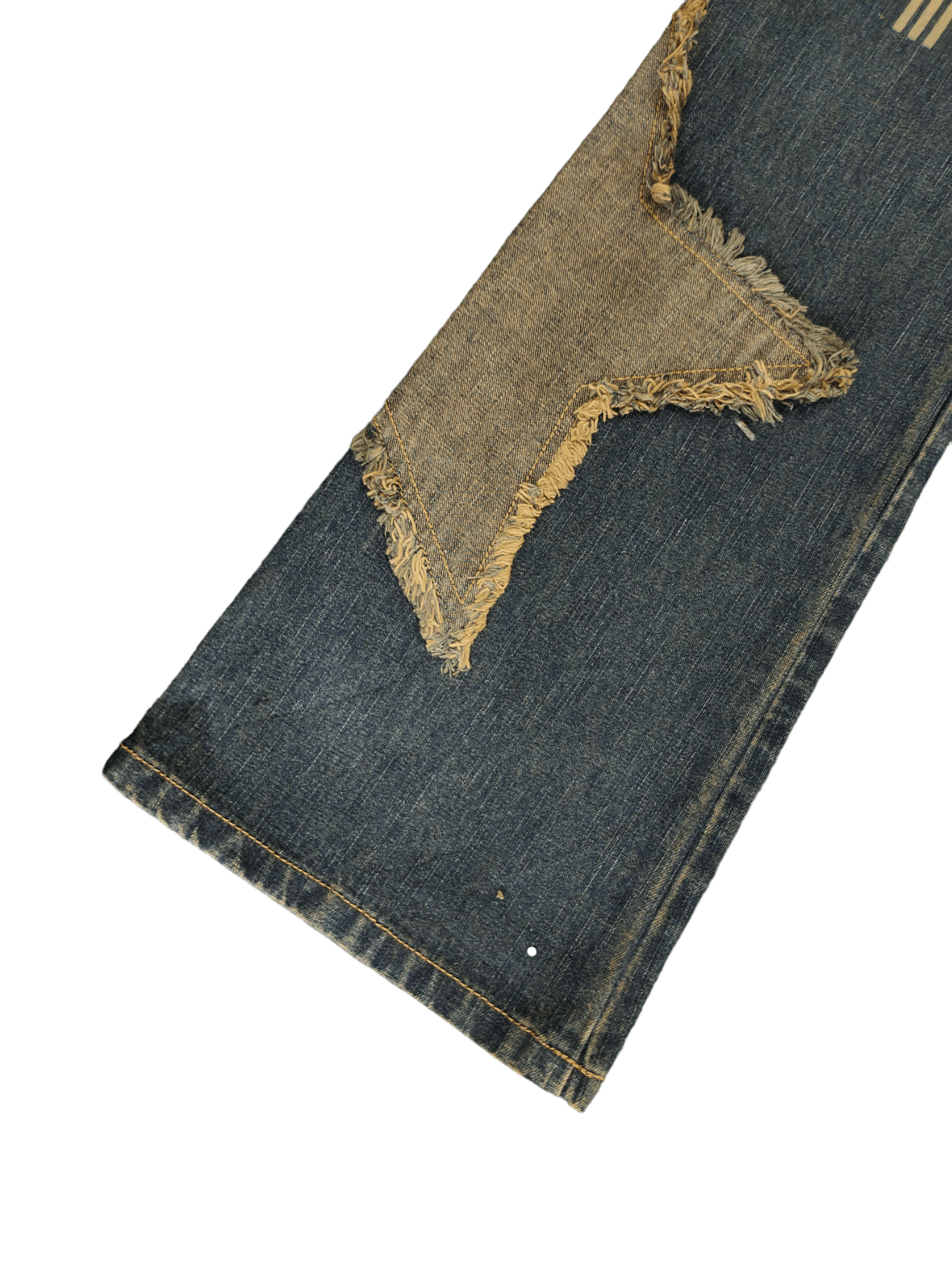 Hysteric Glamour × Undercover Flare Jeans Penthouse Club Stars Patches Denim Boot Cut Y2k Size US 26 / EU 42 - 9 Thumbnail