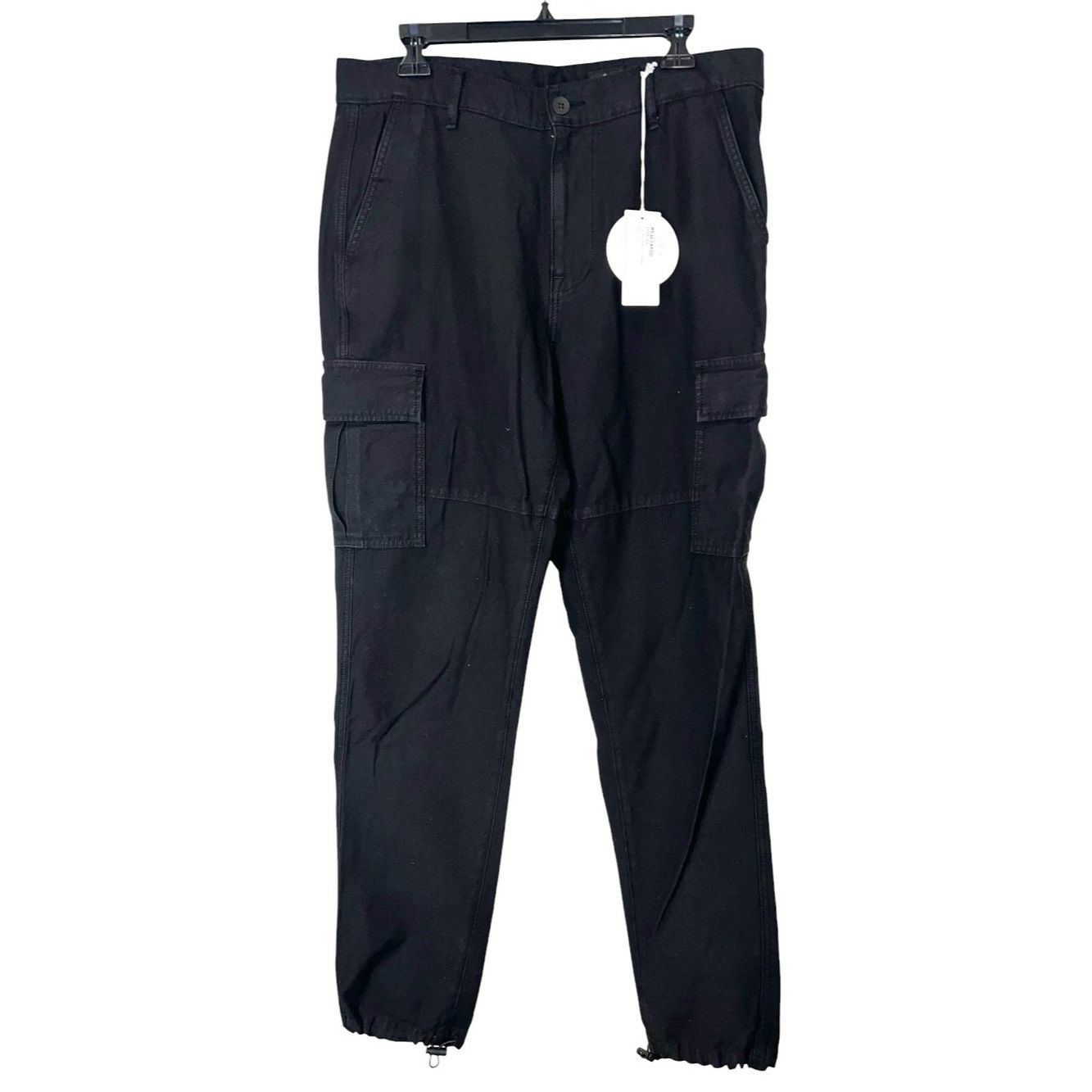 AG Adriano Goldschmied AG Relaxed Tapered Cargo Pants NWT Black 32x31 Sulfur Pure Size US 32 / EU 48 - 3 Thumbnail