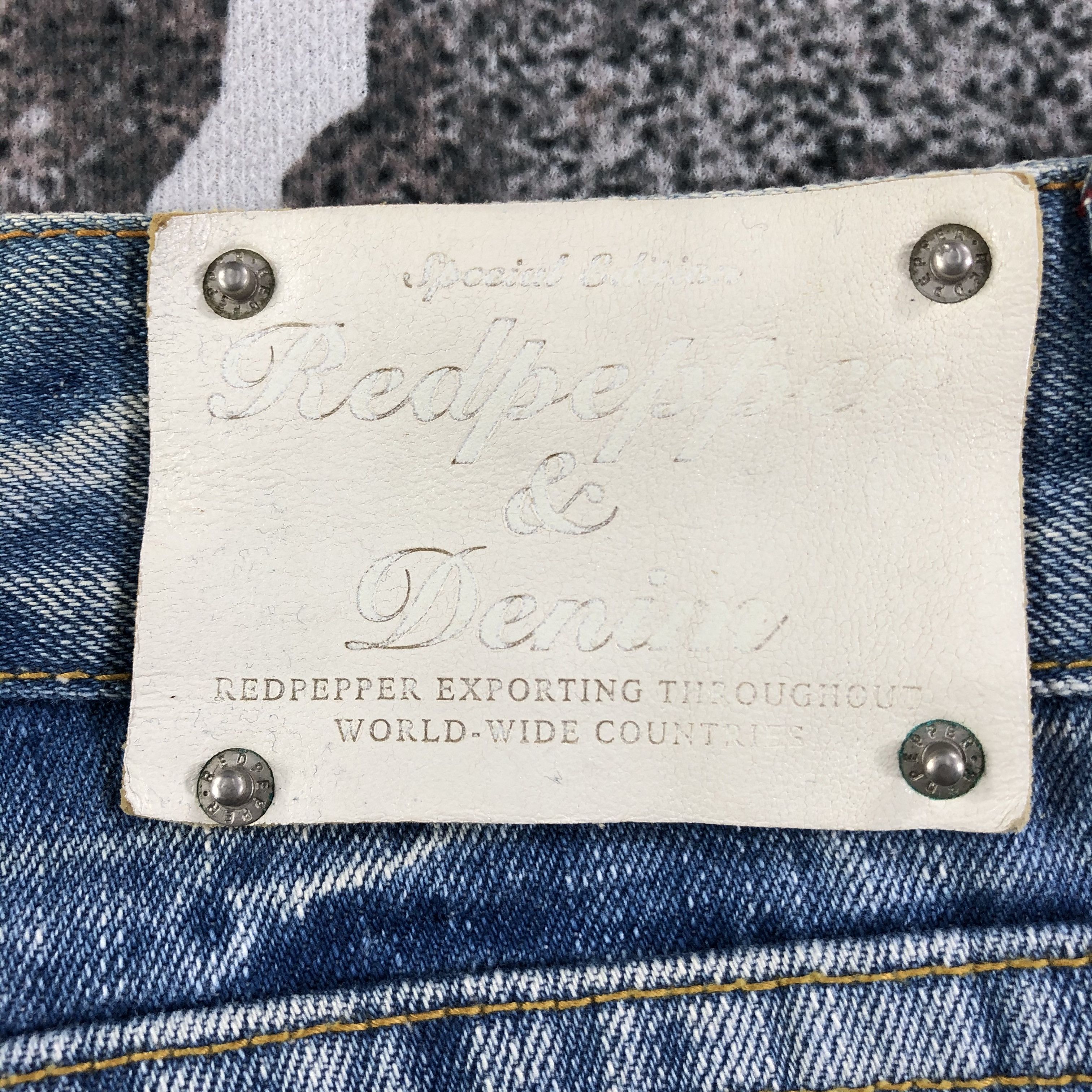 Japanese Brand Japanese Brand Red Pepper Denim Blue Flare Denim KJ1798 Size 29" - 5 Thumbnail