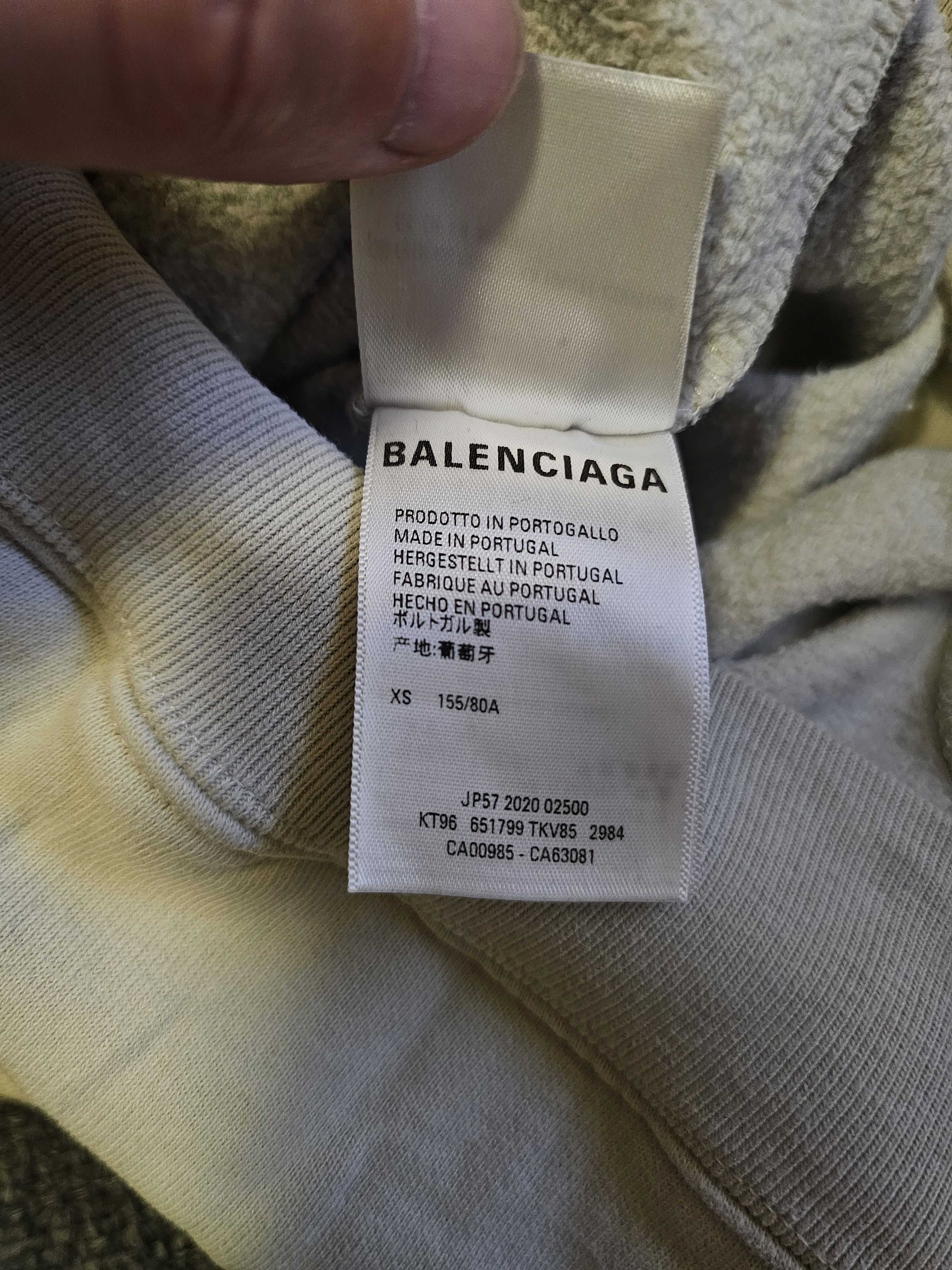 Balenciaga Balenciaga Men's Oversize Mosaic Hoodie Size XS Size US S / EU 44-46 / 1 - 7 Thumbnail