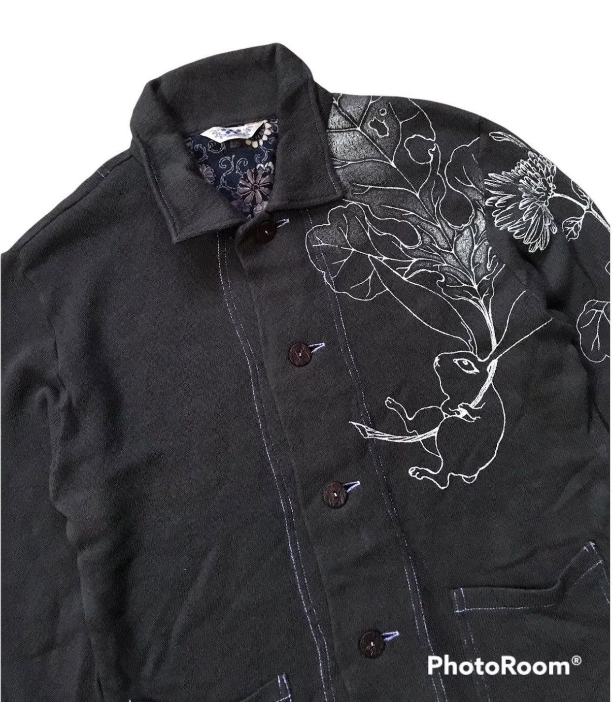 Vintage 💥Vintage Chikiriya Japan Traditional Art Jacket Size S / US 4 / IT 40 - 3 Thumbnail